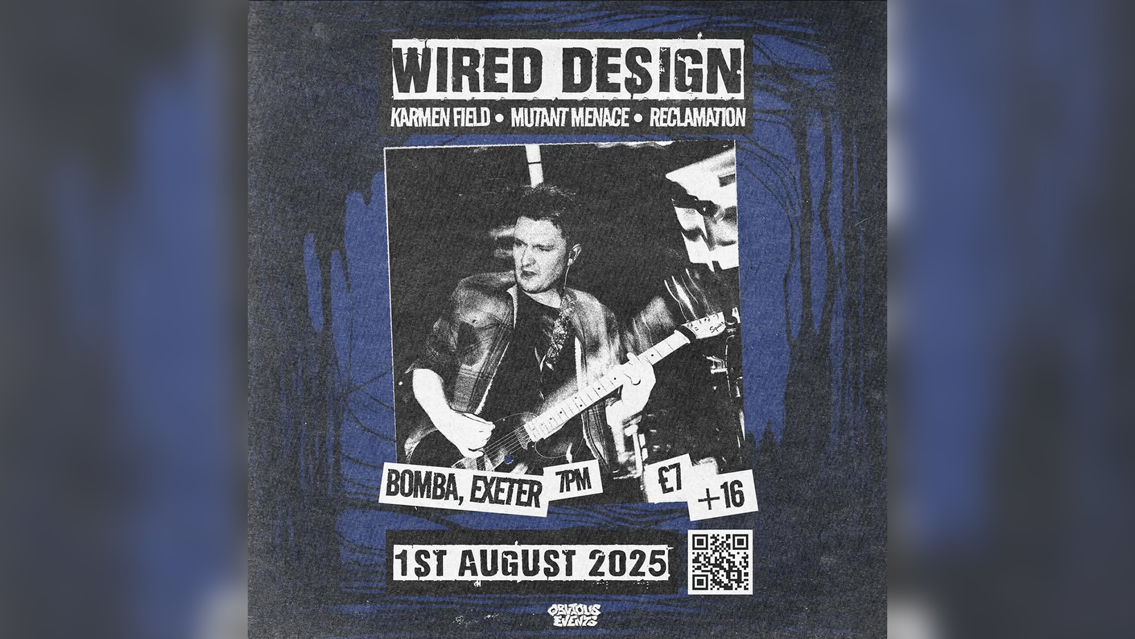 Wired Design @ Bomba w/ Karmen Field, Mutant Menace & Reclamation