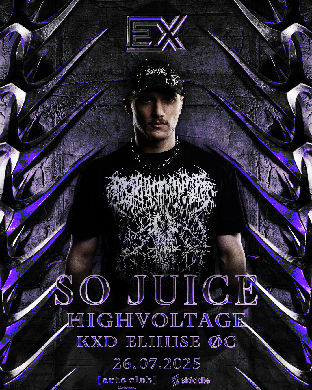 Exhilaration presents: SO JUICE, HIGHVOLTAGE + MORE