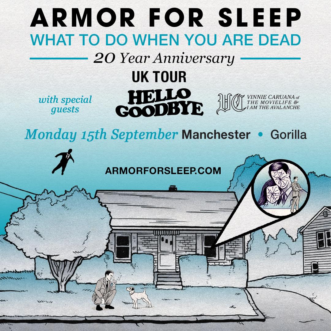 Armor For Sleep ‘What To Do When You Are Dead’ 20th Anniversary Tour