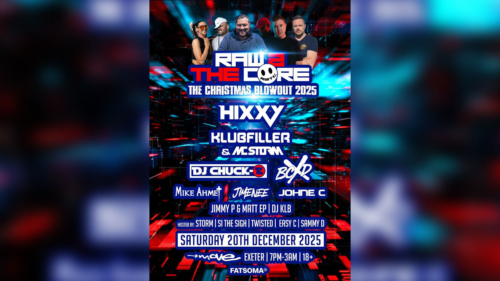 R2TC XMAS BLOWOUT - HIXXY - KLUBFILLER & STORM - CHUCK-E - BCXD at