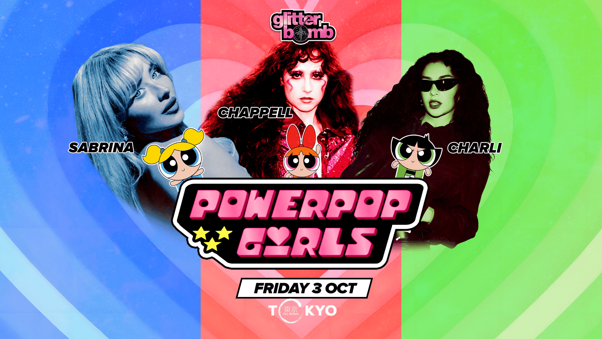 Powerpop Girls / Glitterbomb Canterbury