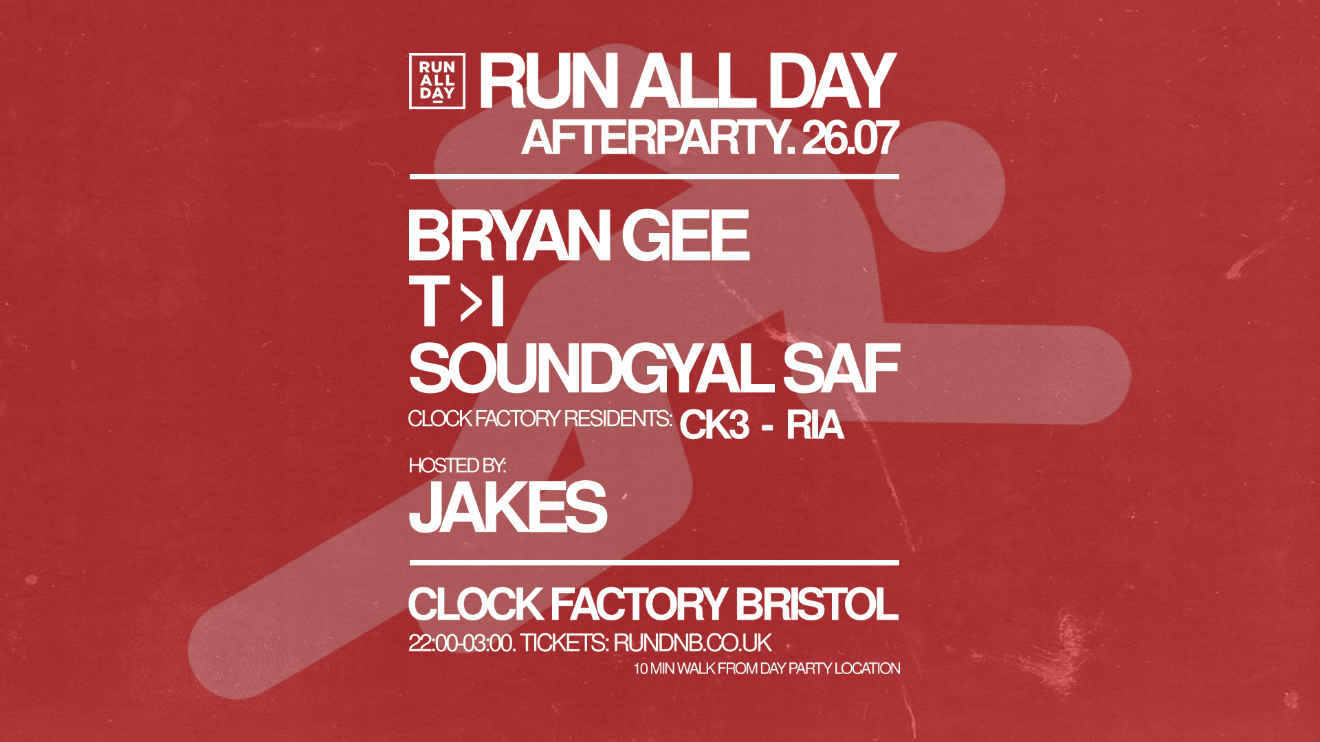 RUN All Day Official After Party: Bryan Gee, T>I + More