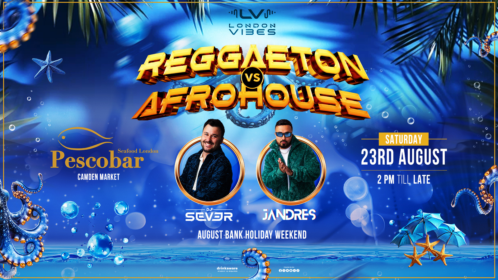 Reggaeton VS AfroHouse – Pescobar Street London