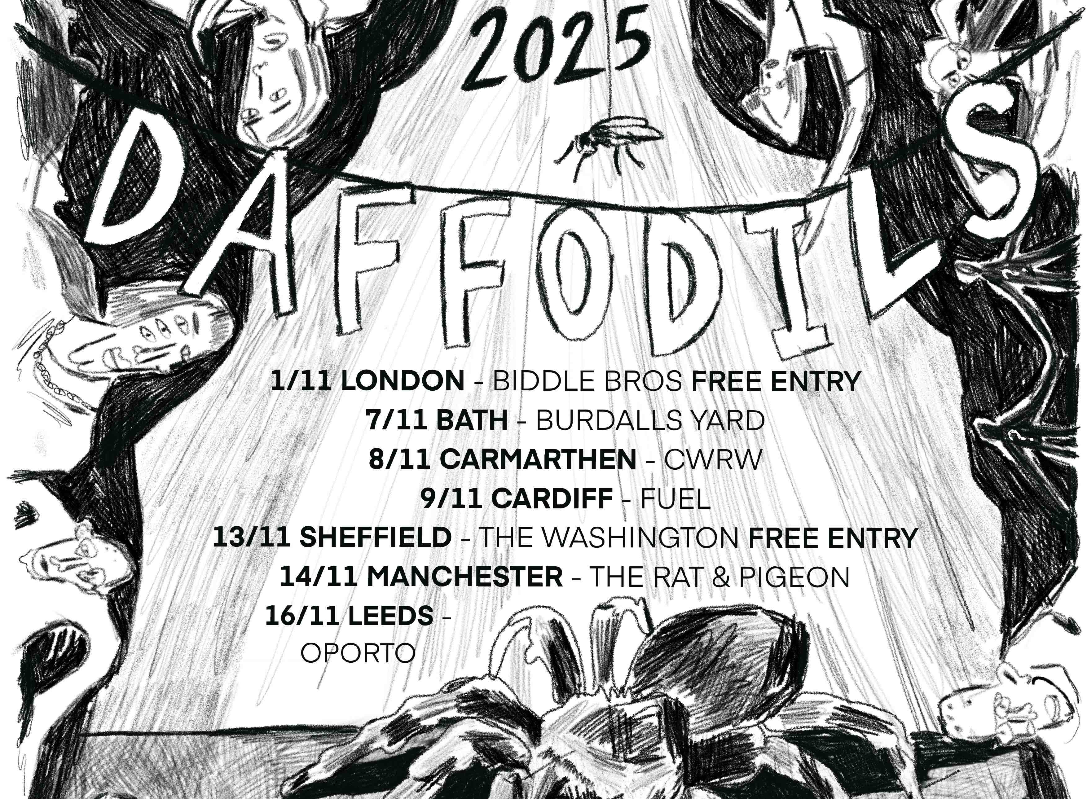 Daffodils: UK Tour ‘Gaslight the Masses’ *new date pending*