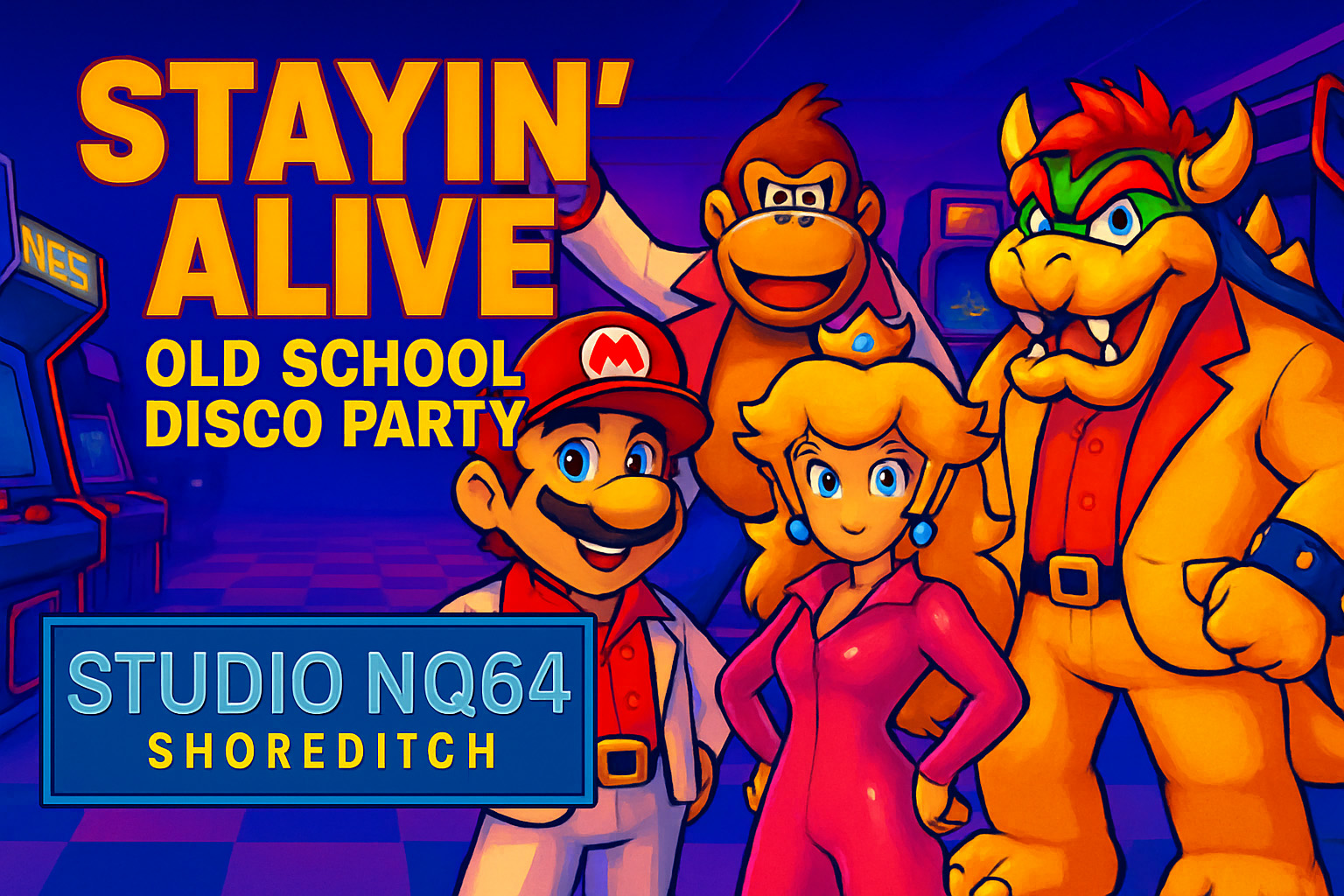Stayin Alive – Old School Disco Party at NQ64