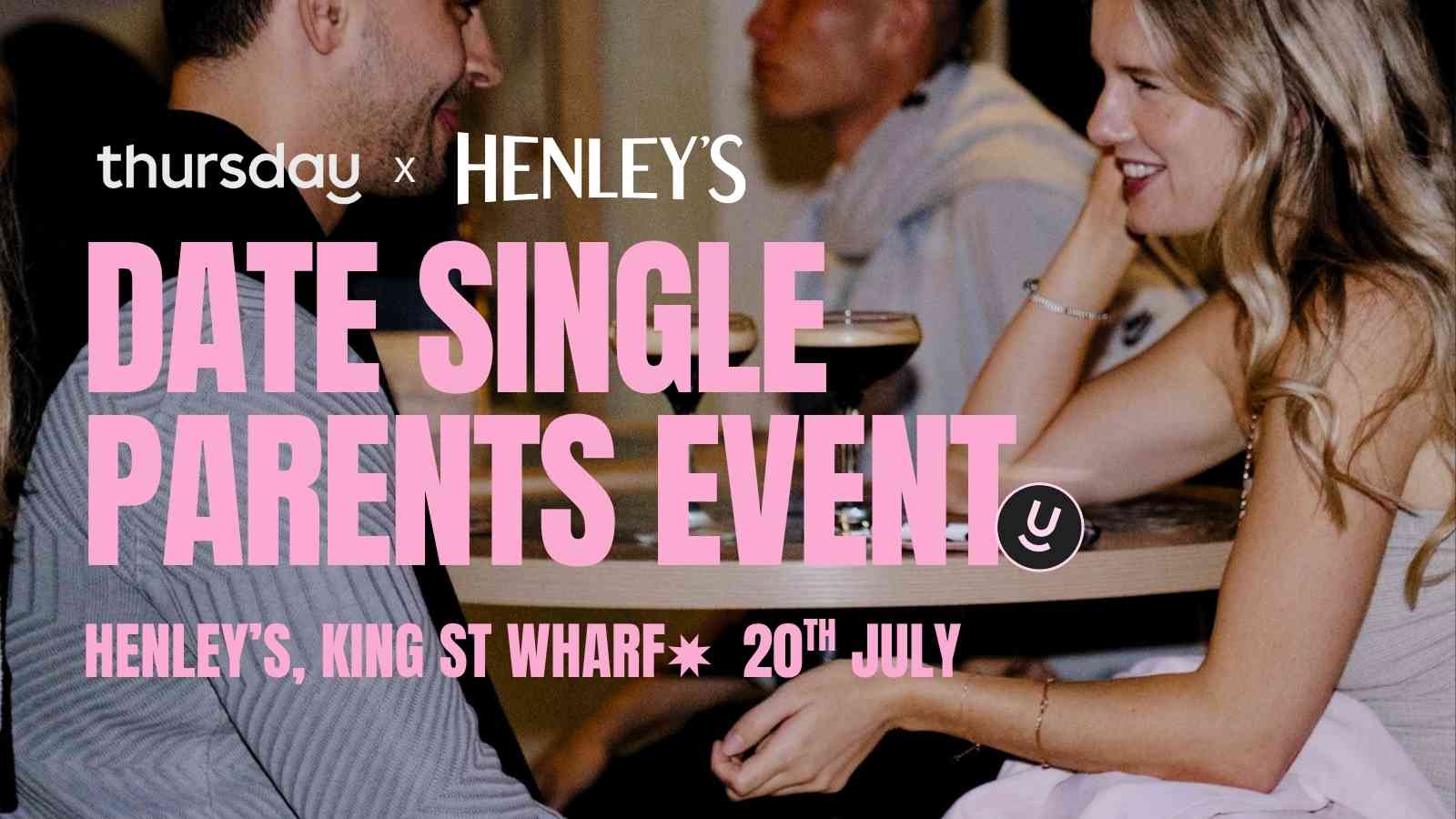 Cancelled | Sunday | 👩‍❤️‍👨 Date Single Parents Event | Henley’s, King St Wharf
