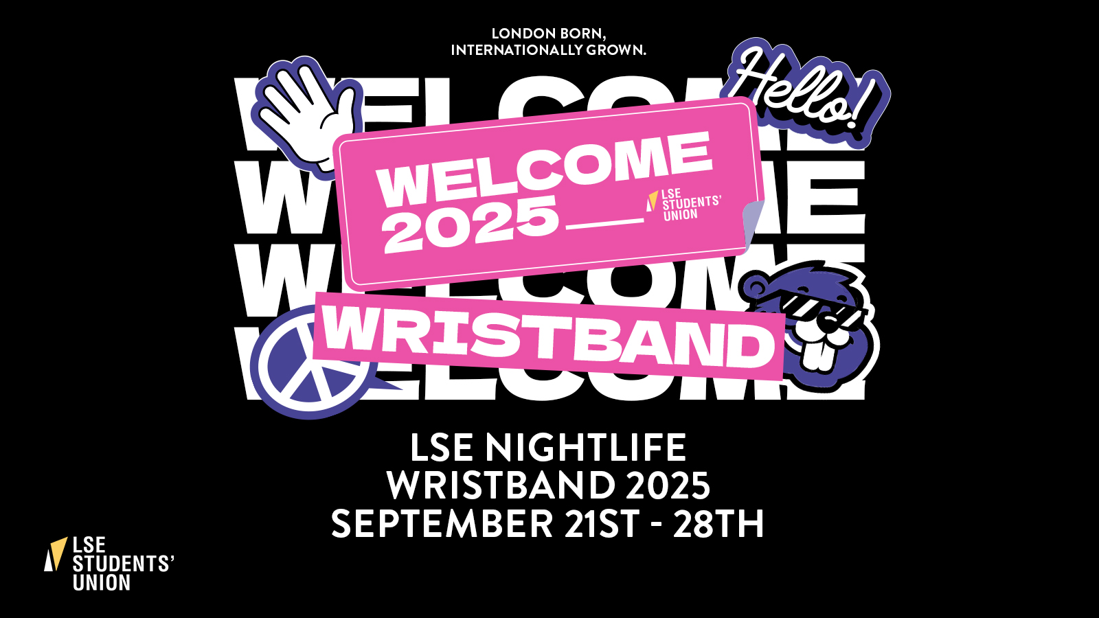 LSE Nightlife Wristband – The Official 2025 Welcome Pass ✅