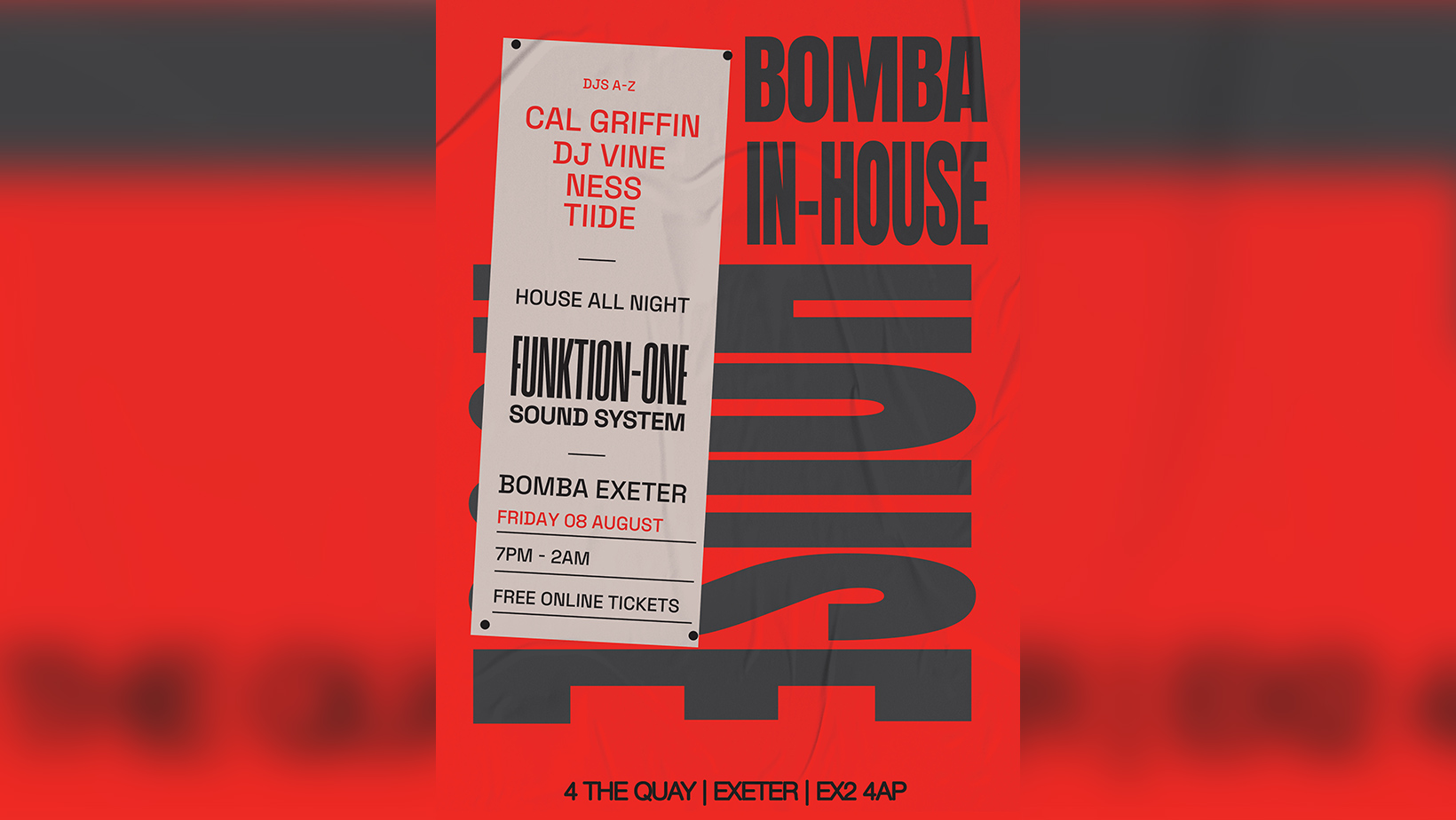 Bomba: IN HOUSE // 08.08.25 // Exeter