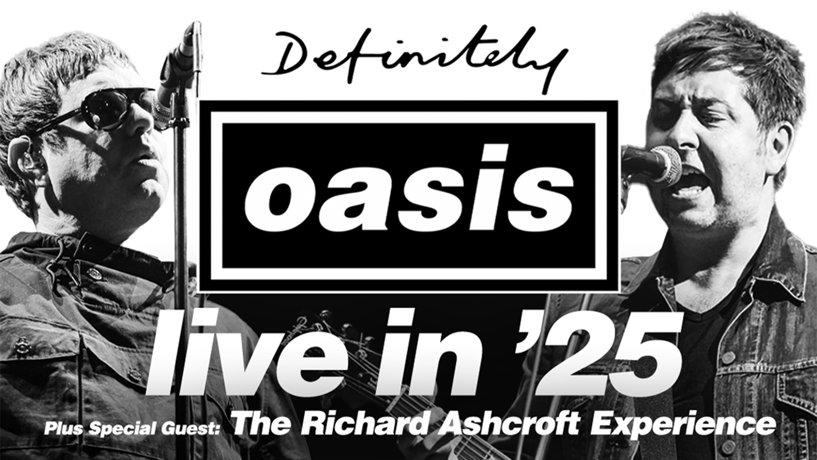 🚨 LESS THAN 5 TICKETS LEFT! 🎸OASIS NIGHT – with DEFINITELY OASIS live – ‘The World’s Definitive Oasis Tribute Band’