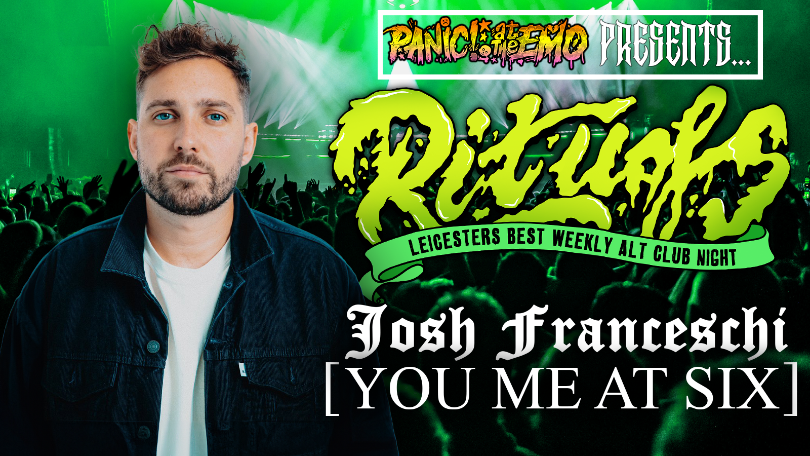 Panic At The Emo X Rituals – Special Guest: Josh Franceschi (You Me At Six) at The Shed, Leicester