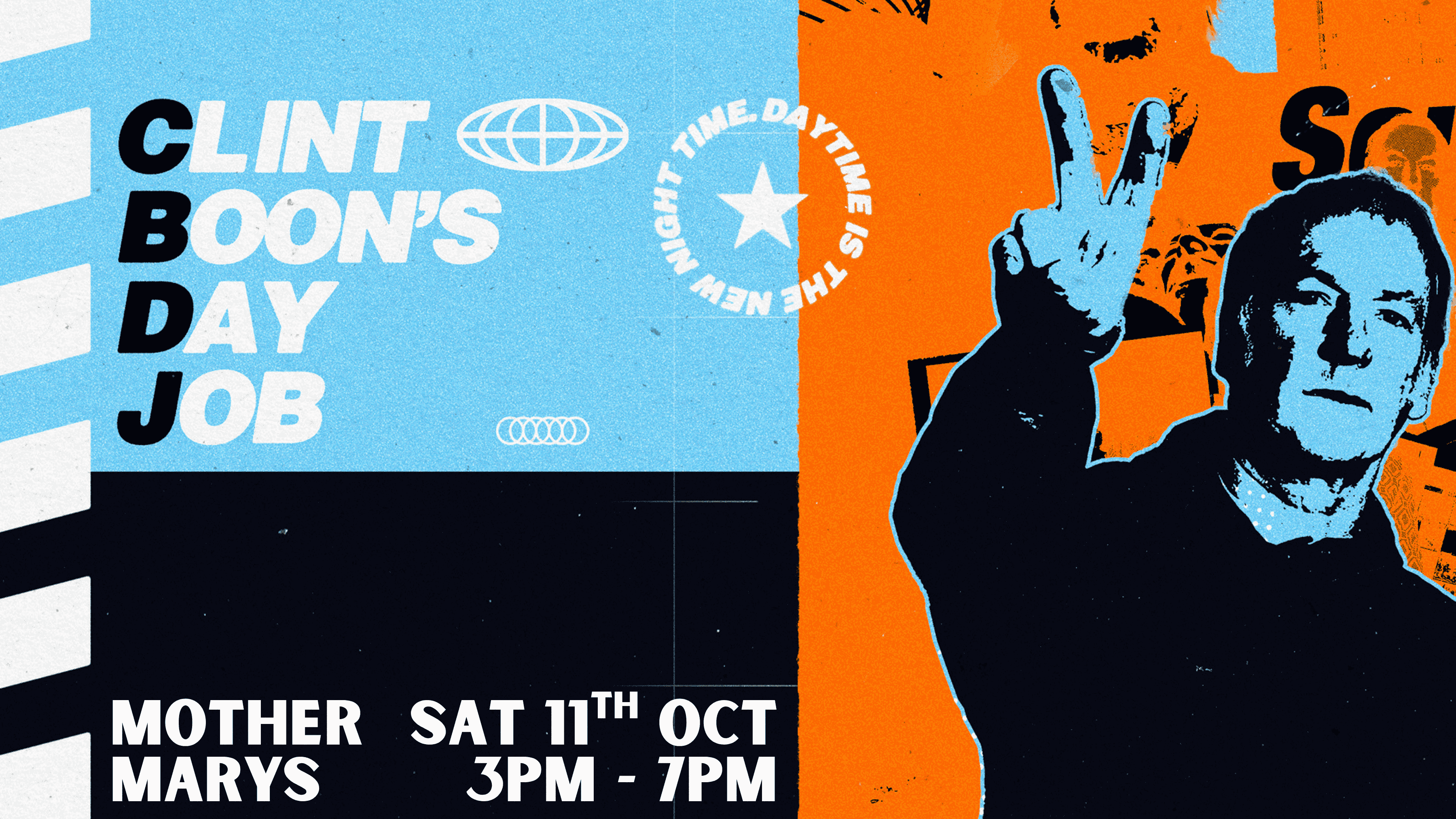 CLINT BOON’S DAY JOB – INDIE DAY PARTY (70% SOLD OUT)