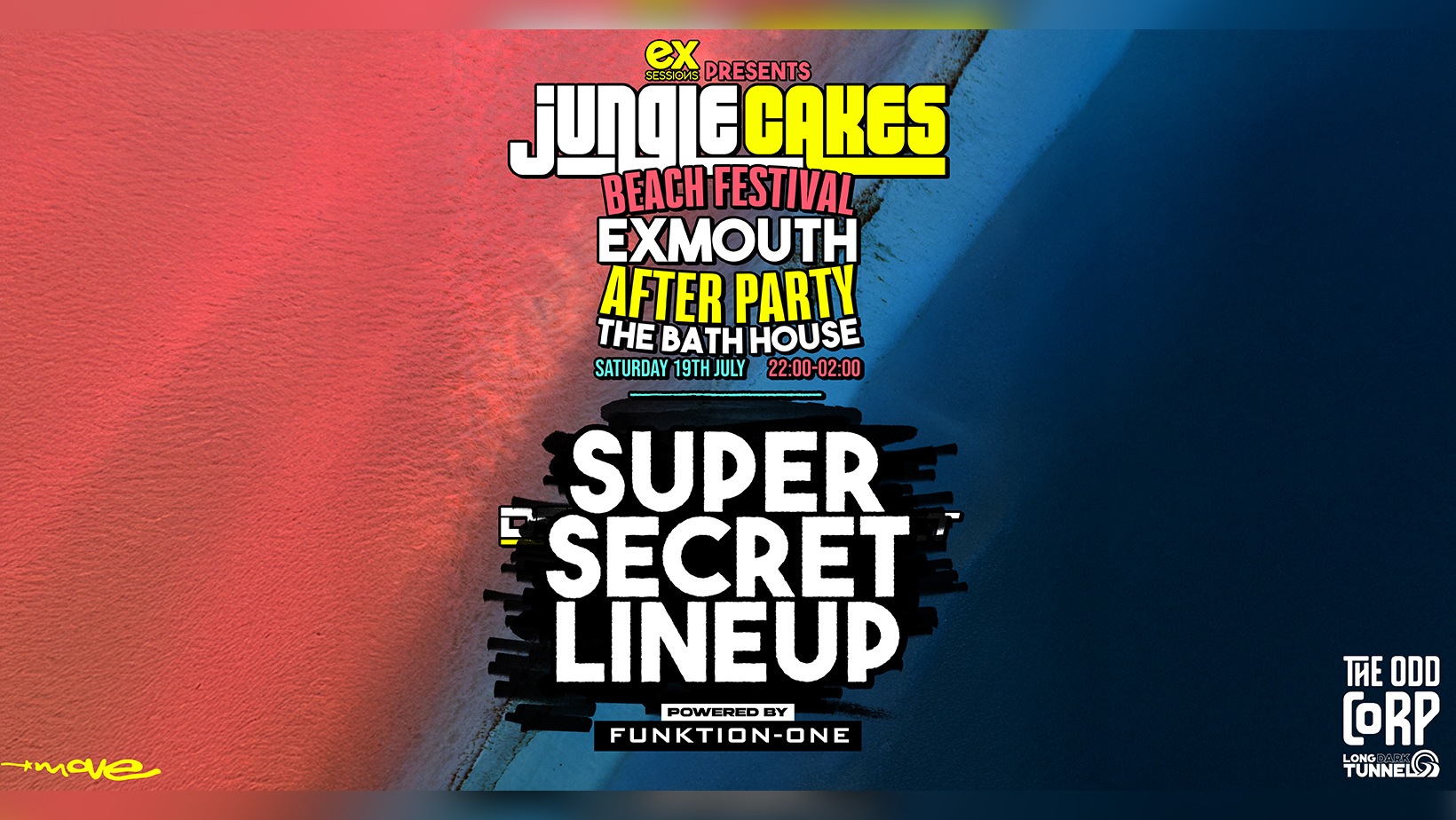 OFFICIAL AFTER PARTY: Jungle Cakes Exmouth Beach 20.07.25