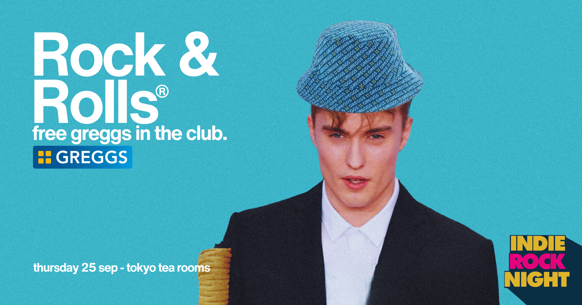 Indie Rock Night ∙ ROCK & ROLLS (Free Greggs Sausage Rolls & Bakes) *LAST 50 ONLINE TICKETS*