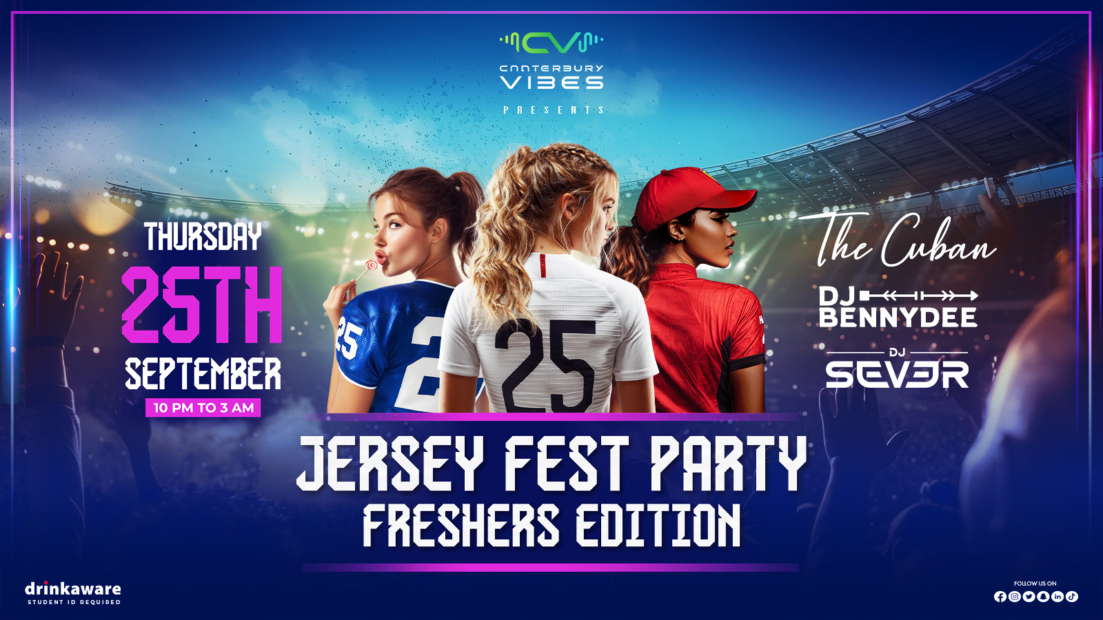 JERSEY FEST FRESHERS PARTY – R&B NIGHT