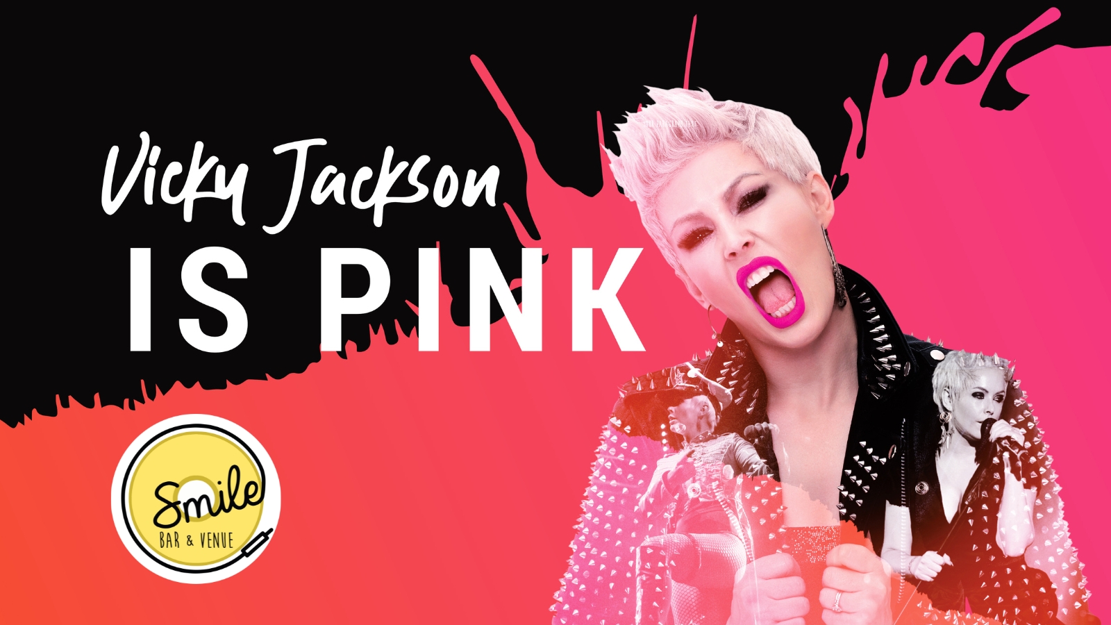 Vicky Jackson  is PINK