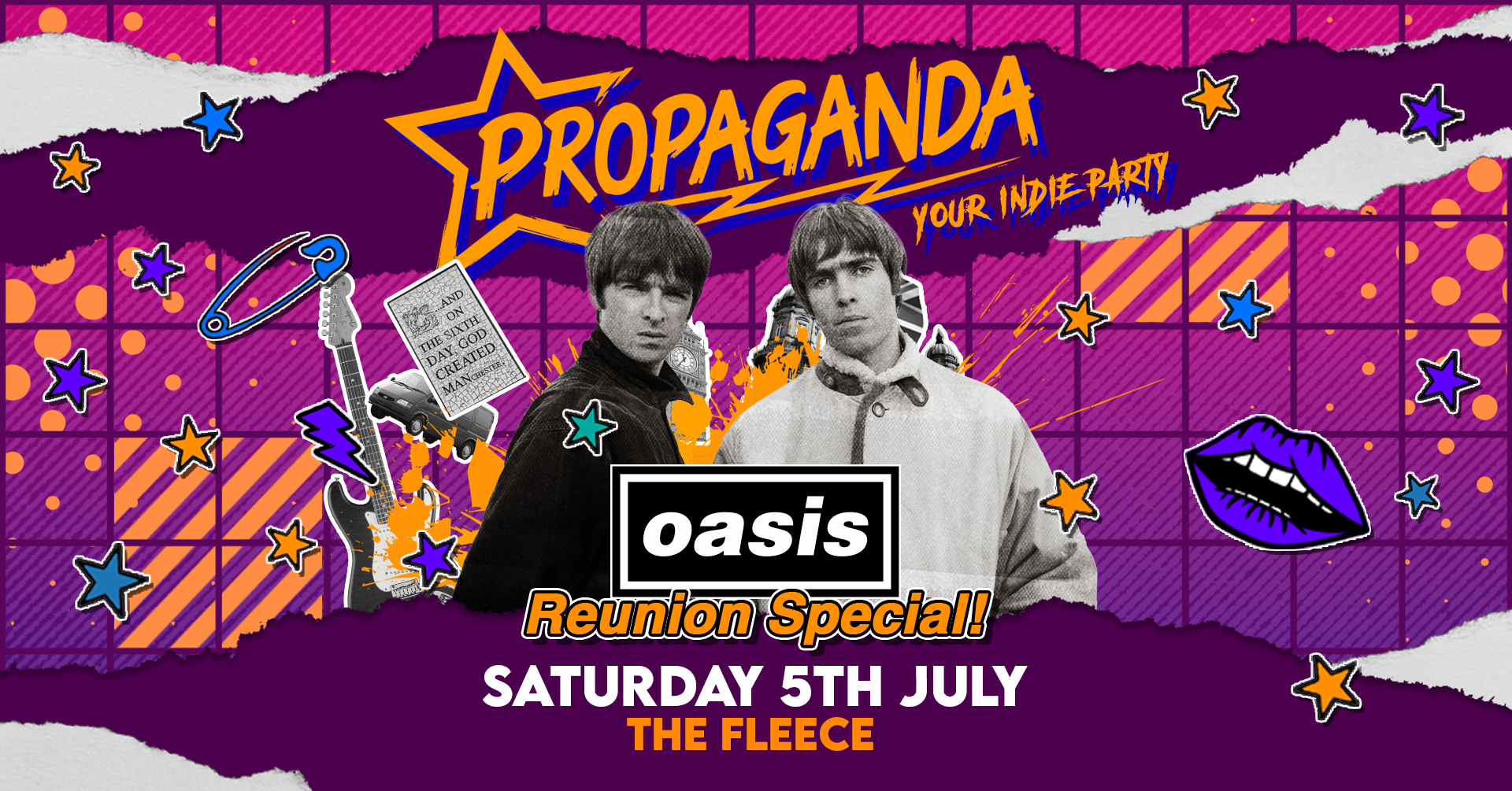 TONIGHT! Propaganda Bristol – Oasis Reunion Party!