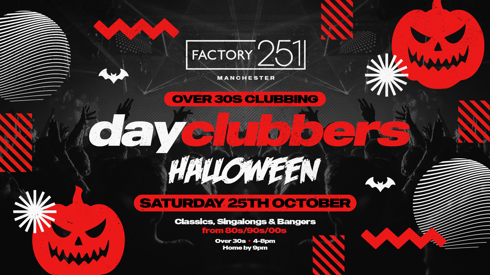 MANCHESTER | DayClubbers – The Halloween Day Party! 👻🚧