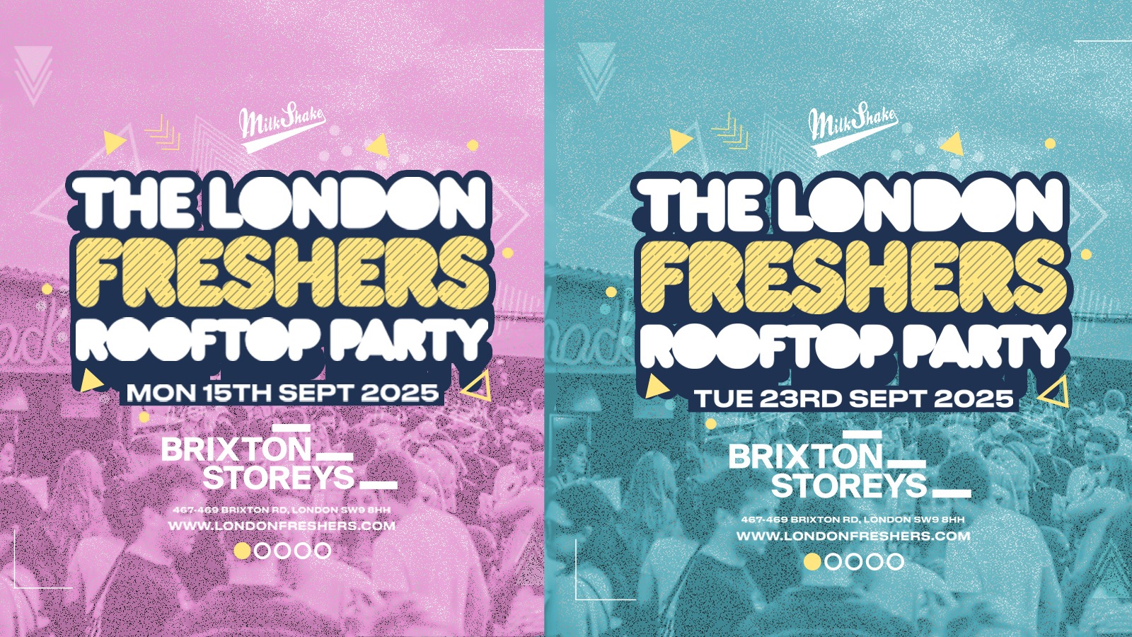 The London Freshers Rooftop Parties Part 1 & 2! 🌞🍹 UPGRADED VENUE FOR London Freshers Week 2025