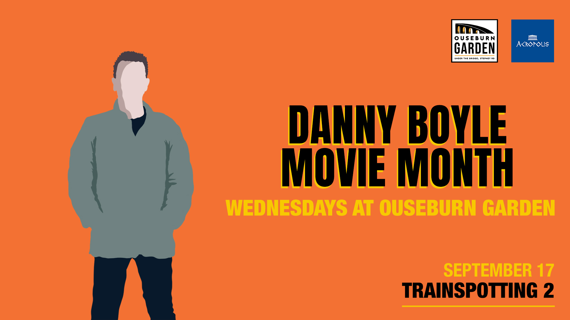 Danny Boyle Movie Month at Ouseburn Garden –  (TRAINSPOTTING 2)