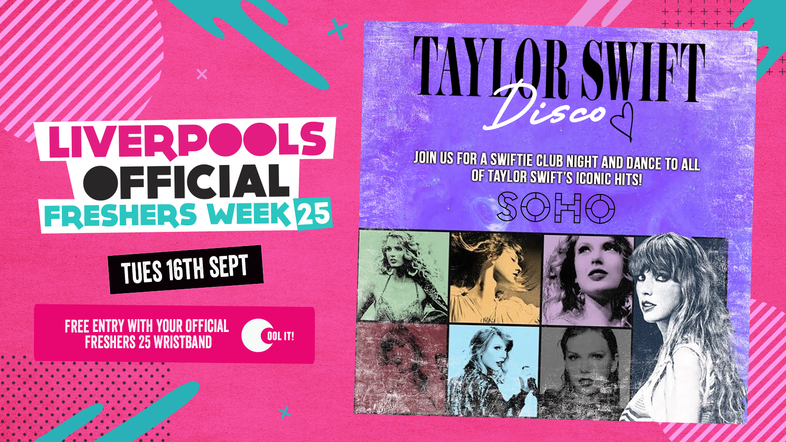 DAY 3 – OFFICIAL EVENT 2 – THE TAYLOR SWIFT DISCO 🎤👠