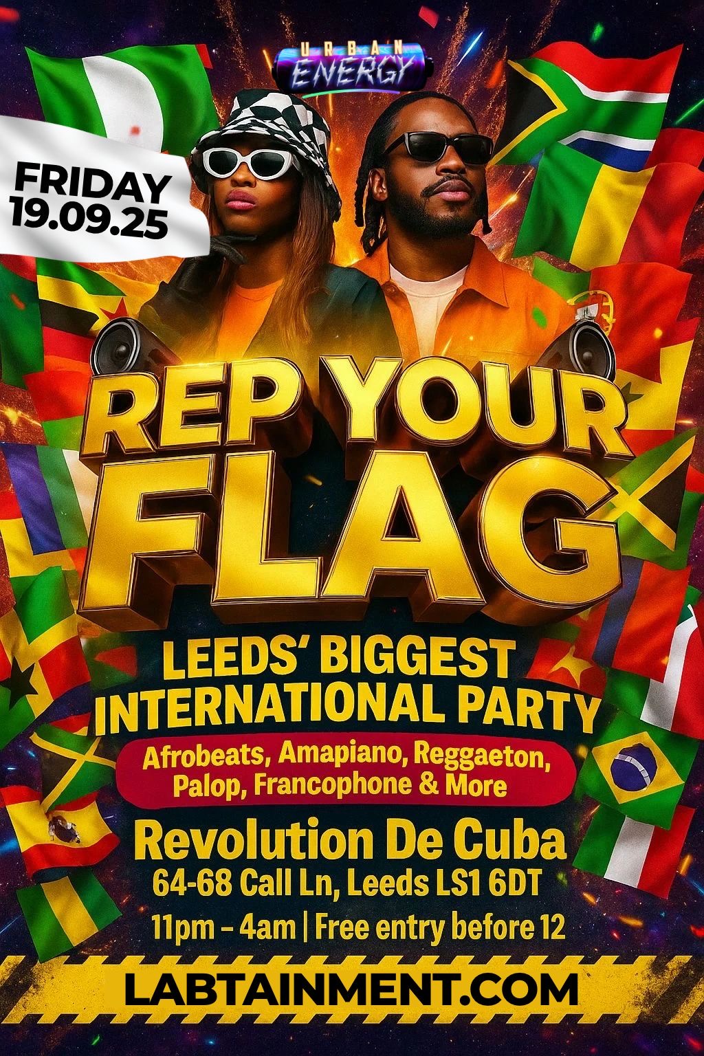 REP YOUR FLAG: LEEDS’ BIGGEST INTERNATIONAL PARTY