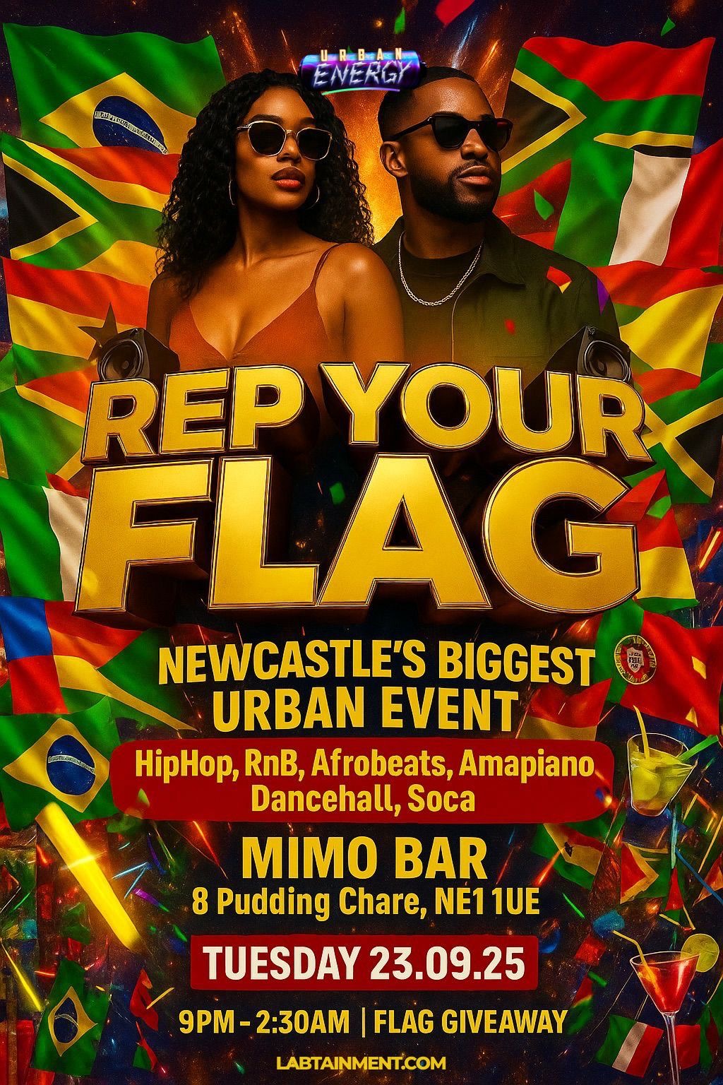 REP YOUR FLAG: NEWCASTLE’S BIGGEST INTERNATIONAL PARTY