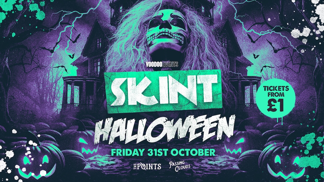 SOLD OUT // Skint Halloween – The Points & Passing Clouds 🎃