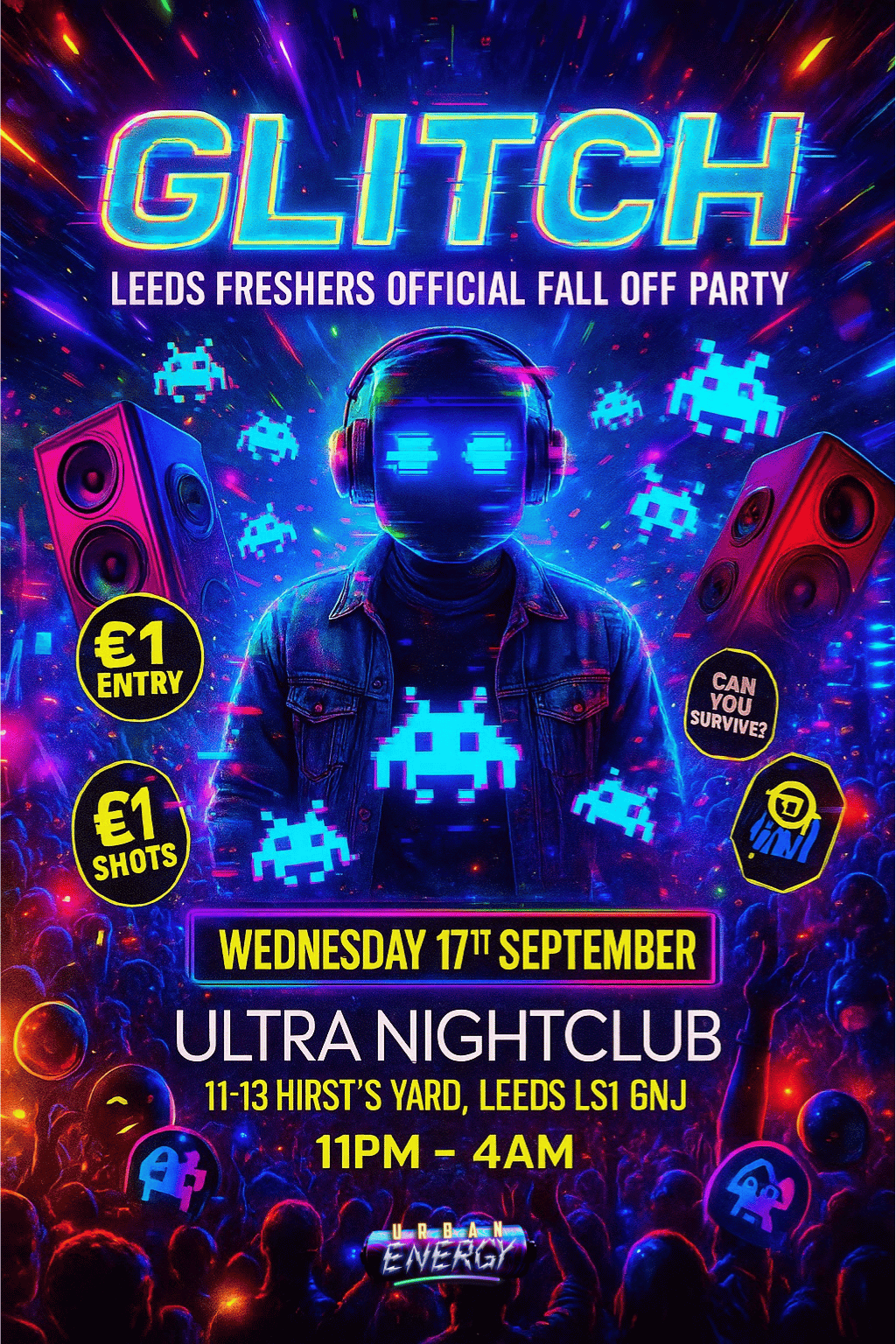 GLITCH: LEEDS FRESHERS OFFICIAL FALL OFF PARTY