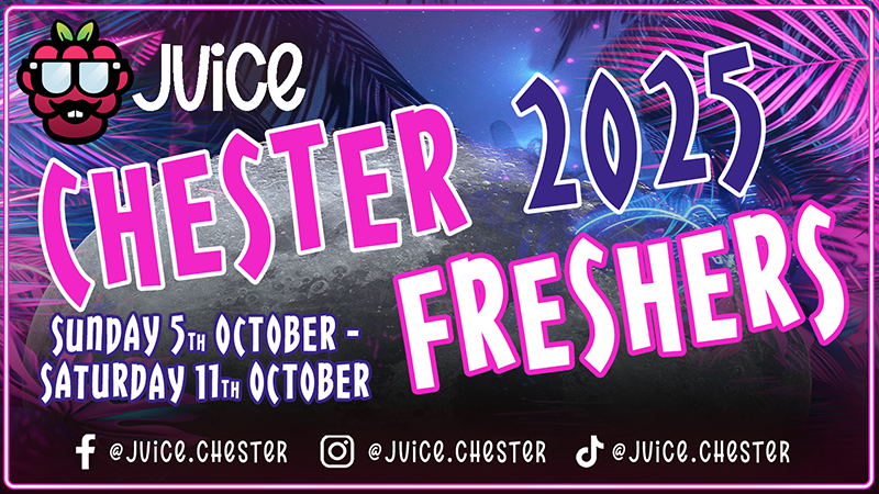 Chester Freshers 2025 🍓🍍🍌🍑🍋
