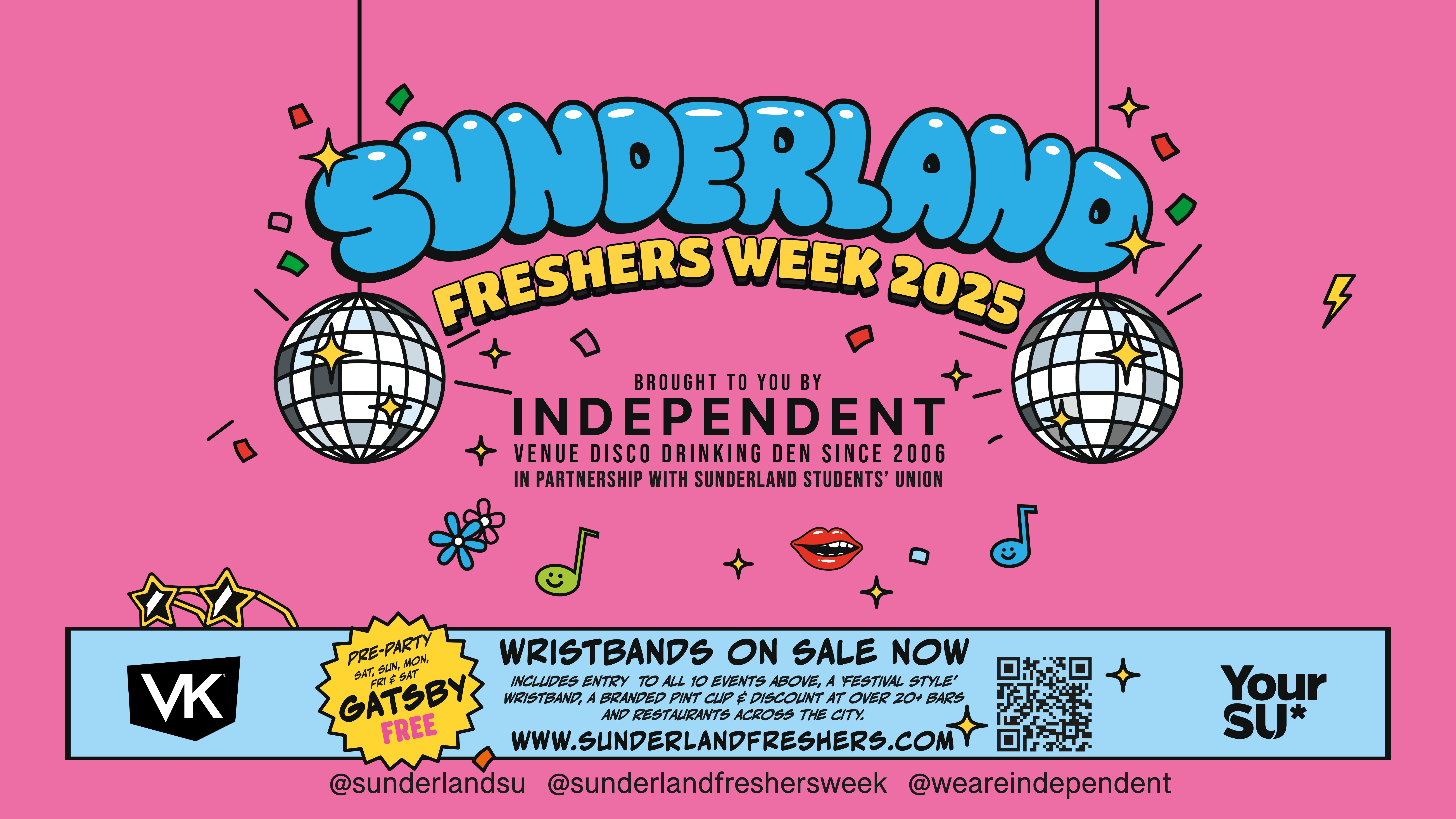 Sunderland Freshers Week 2025