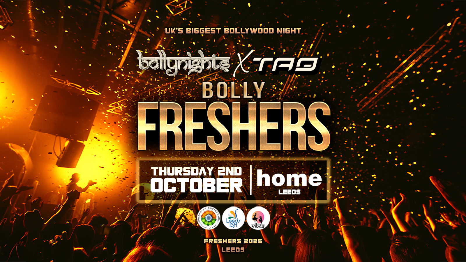 Leeds Bollynights – Bolly Freshers | Thursday 2nd October | Home Nightclub