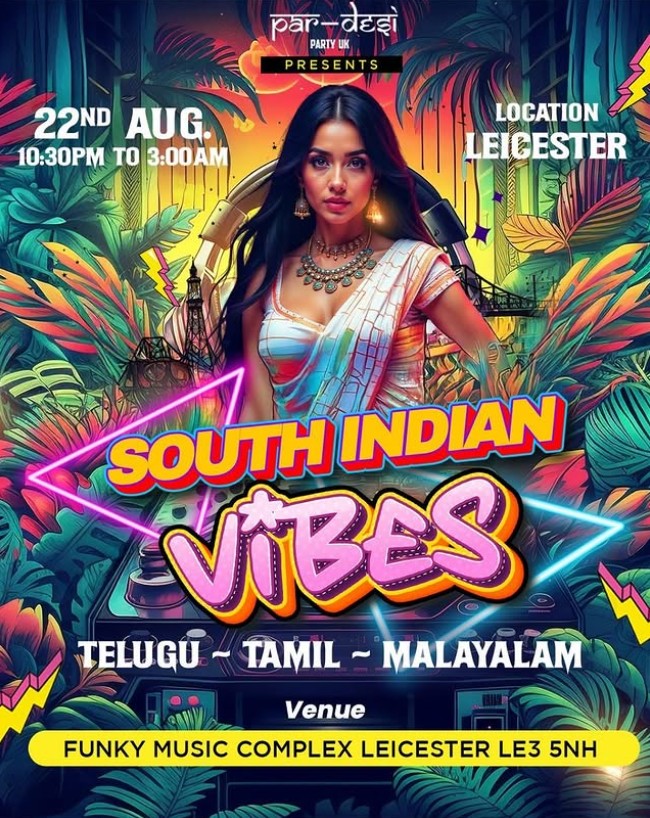 🌟 SOUTH INDIAN VIBES – LEICESTER EDITION 🌟