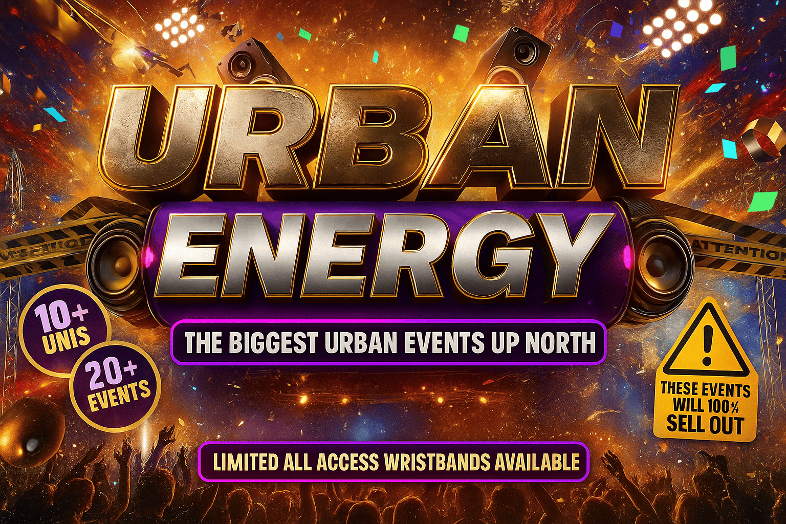 LEEDS’ ALL-ACCESS URBAN FRESHERS WRISTBAND 2025