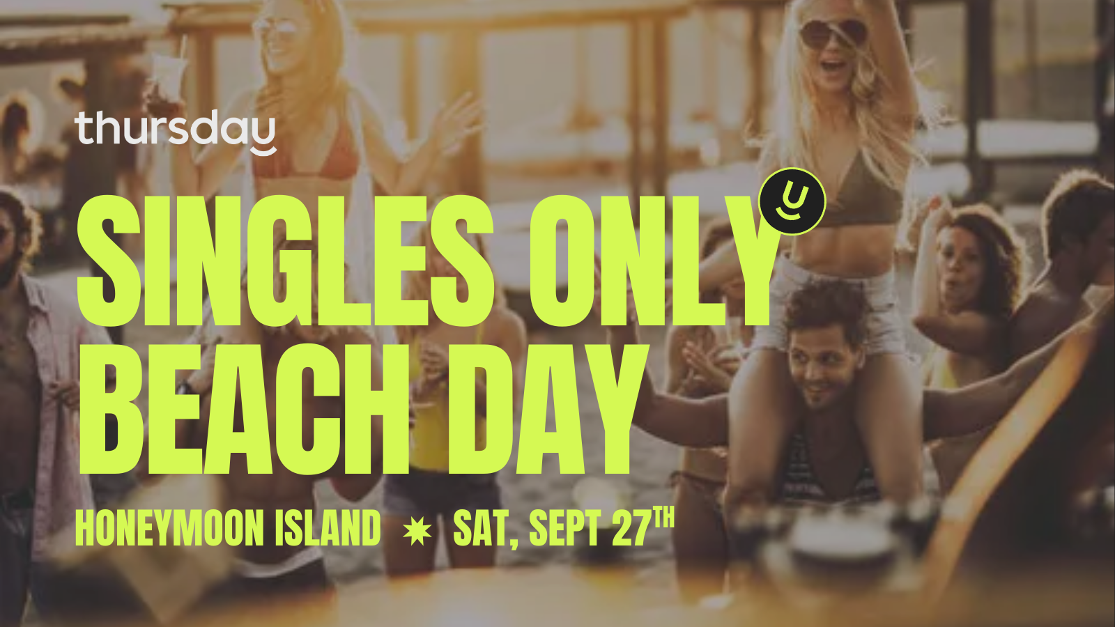 Thursday | Singles Beach Day | Tampa Bay
