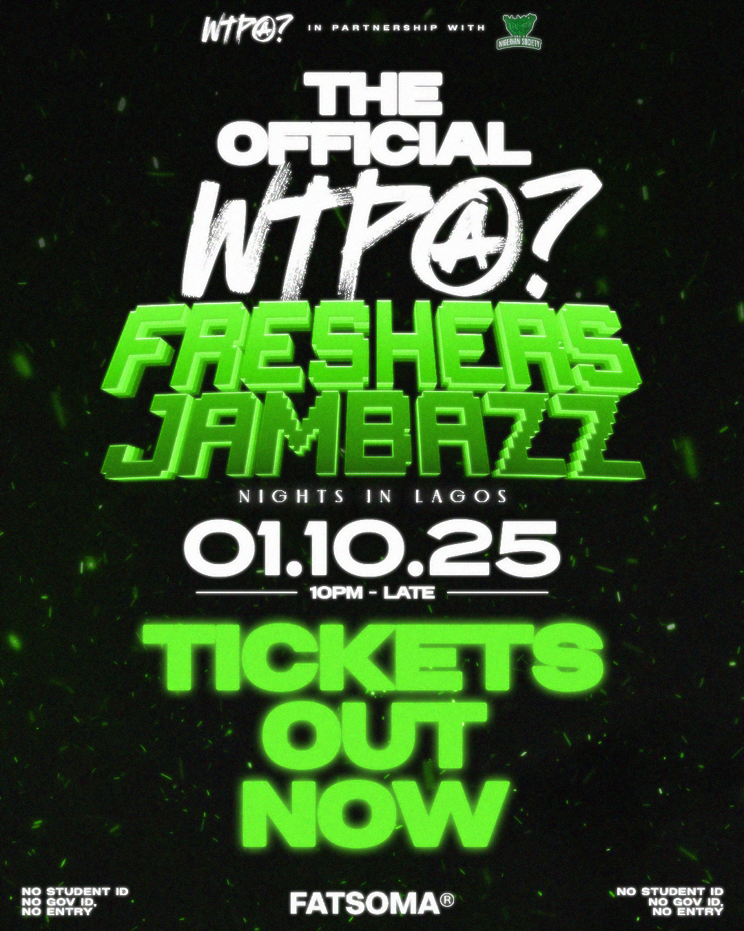 THE OFFICIAL WTPA Freshers JAMBAZZ