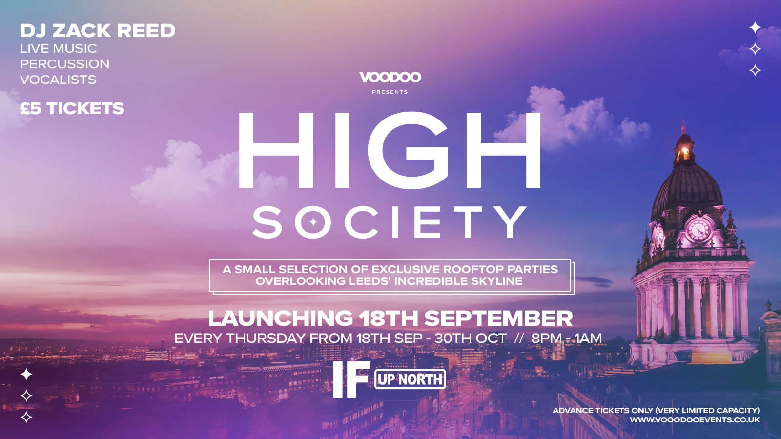 HIGH SOCIETY Thursdays 🍸  @ IF If Rooftop 16th October