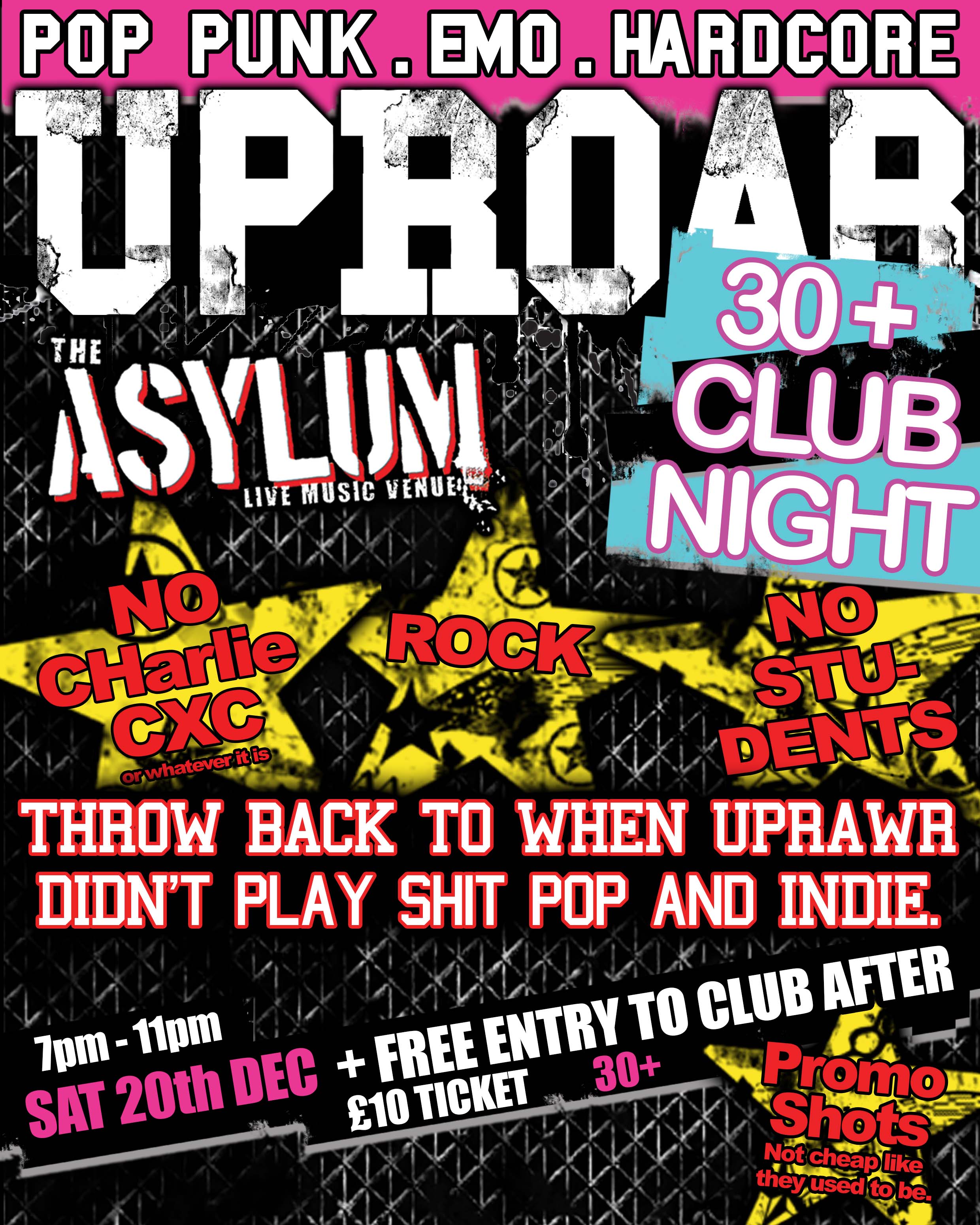 UPRAWR: Early 30 + clubnight (Cancelled)