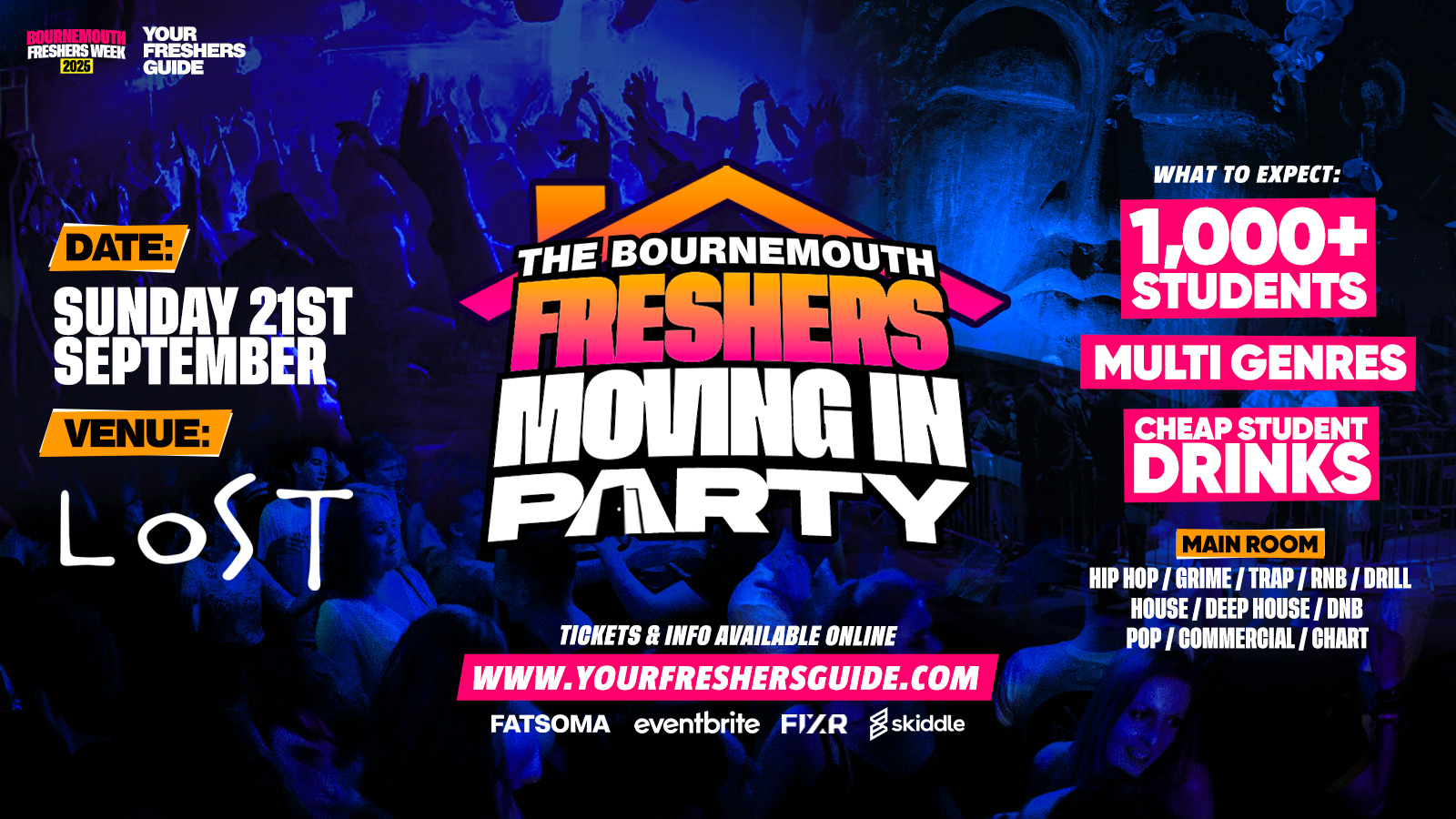 The Bournemouth Freshers Moving In Party | Bournemouth Freshers 2025
