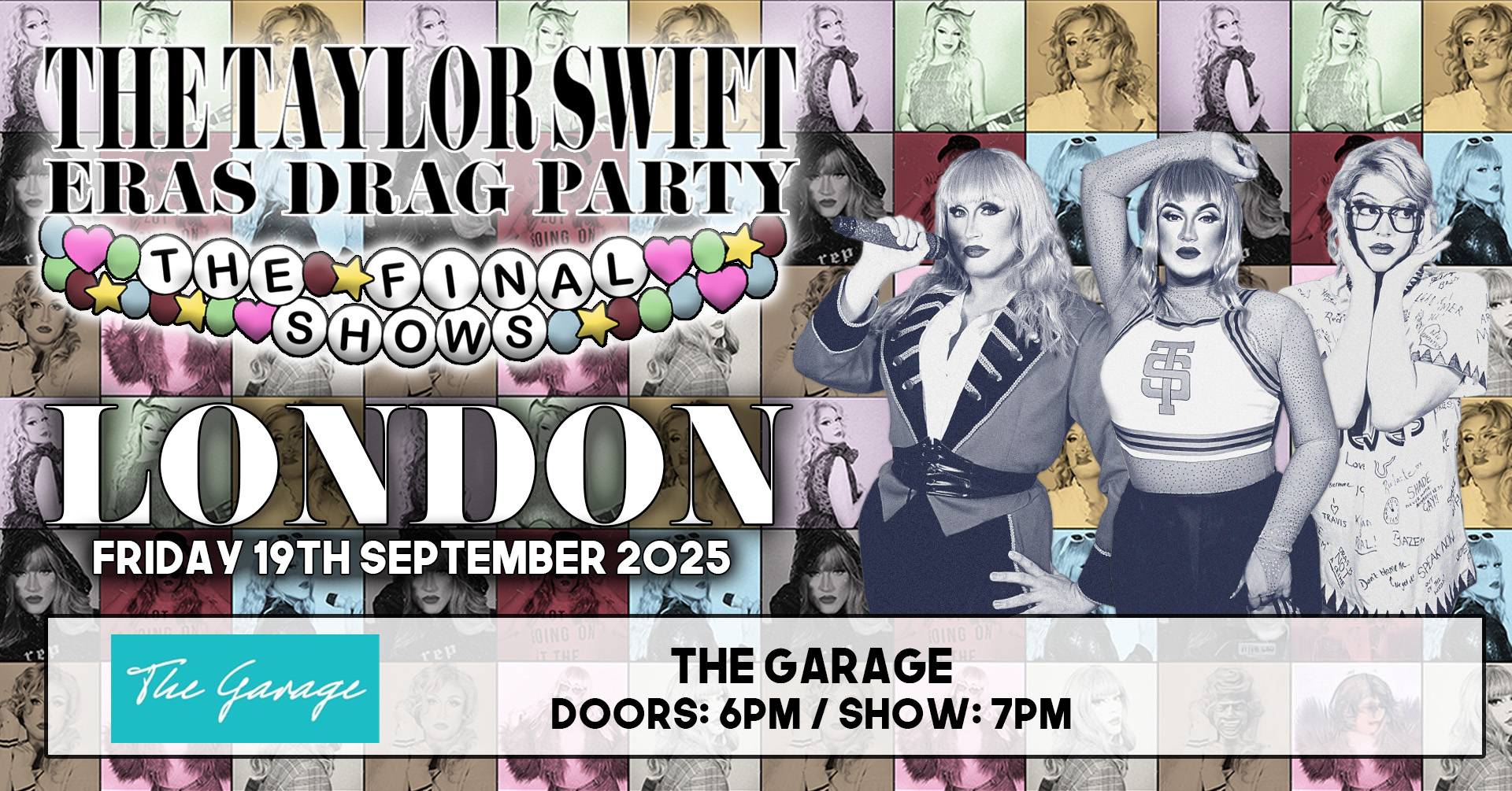 The Taylor Swift Eras Drag Party – London (The Final Shows)