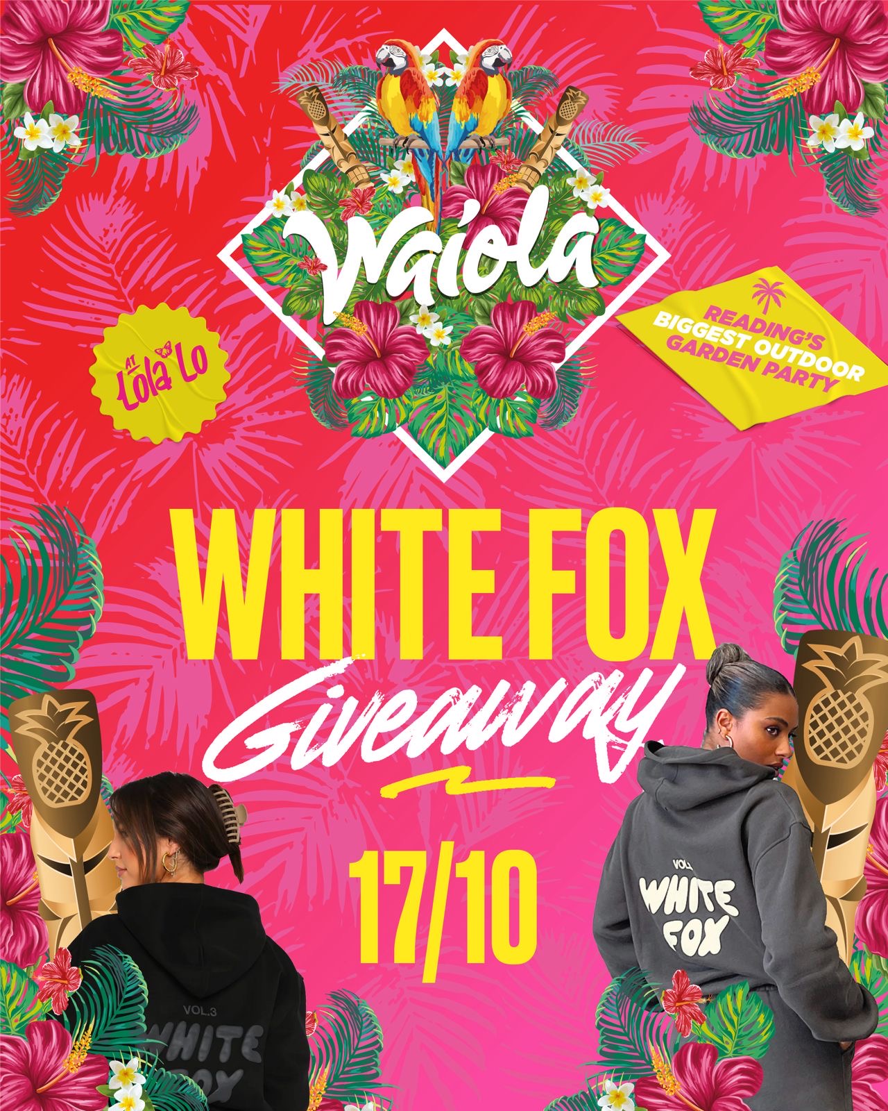 Waiola : WHITE FOX GIVEAWAY 🥳