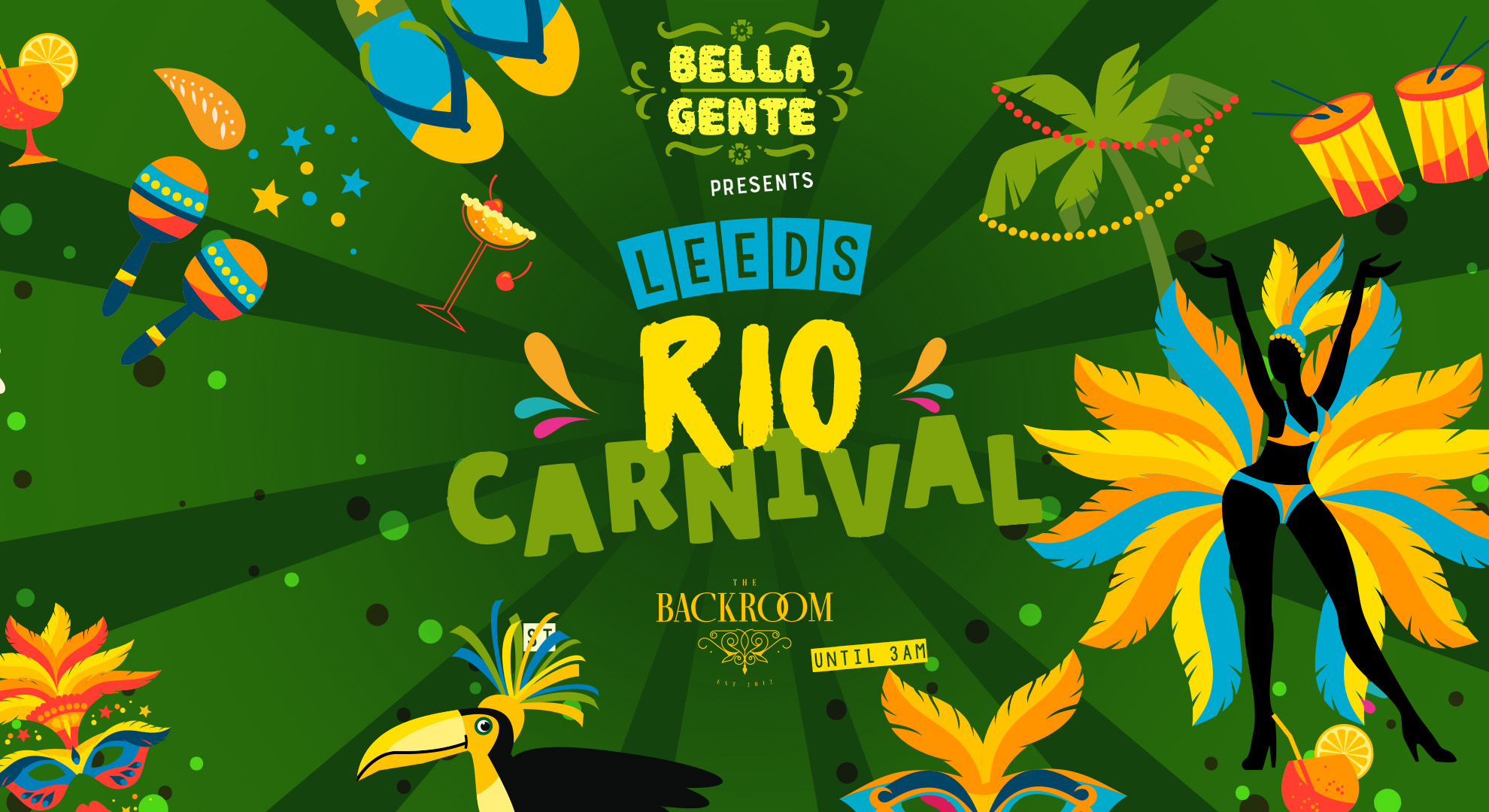 💃Bella Gente (Rio Carnival Special) :: Reggaeton vs RnB & Hip Hop @ The Backroom