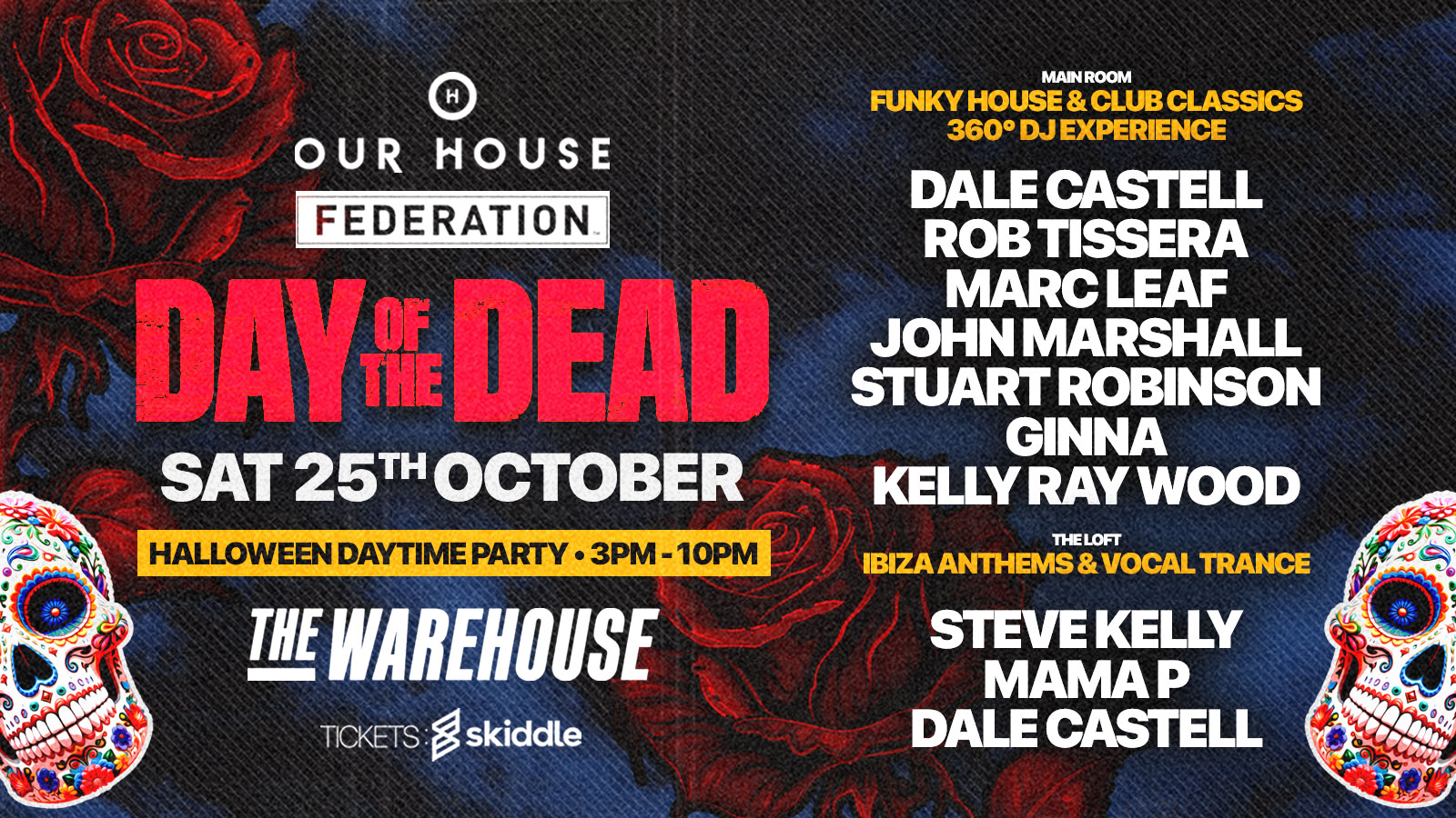 Our House x Federation Daytime Halloween Party