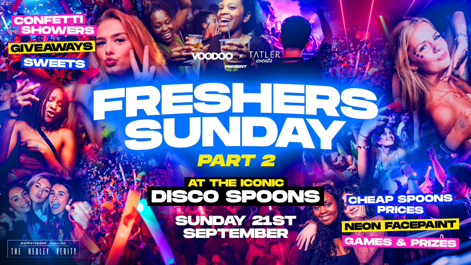 The Official Leeds Freshers Sunday pt2 21st September @ Disco Spoons!