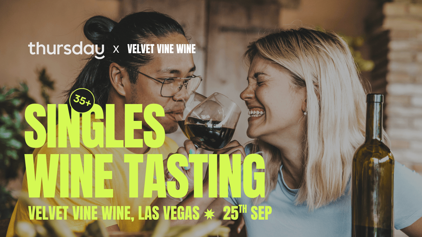 Thursday | Wine tasting (35+) | Velvet Vine WIne