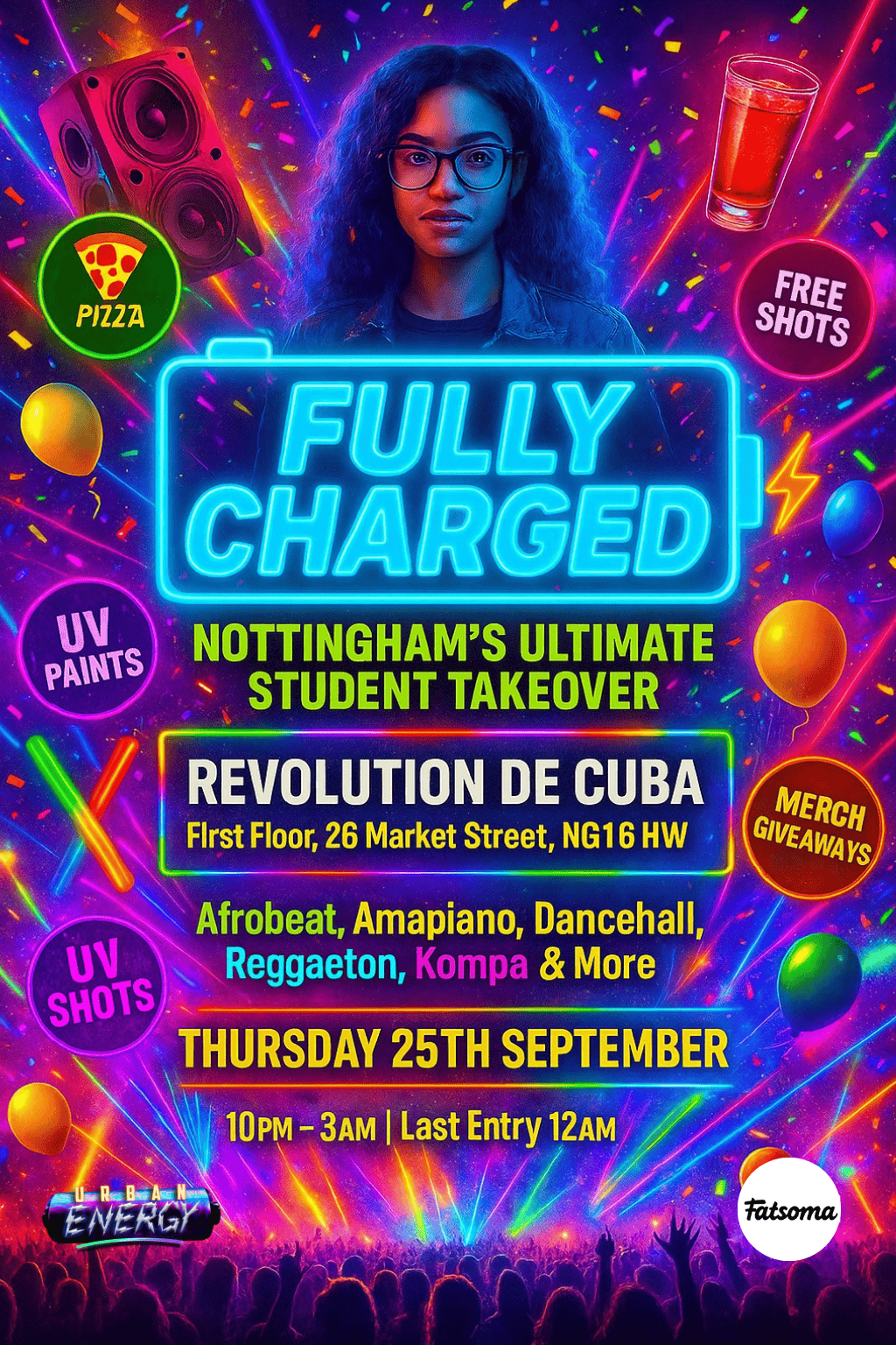 FULLY CHARGED – NOTTINGHAM’S ULTIMATE FRESHER TAKEOVER