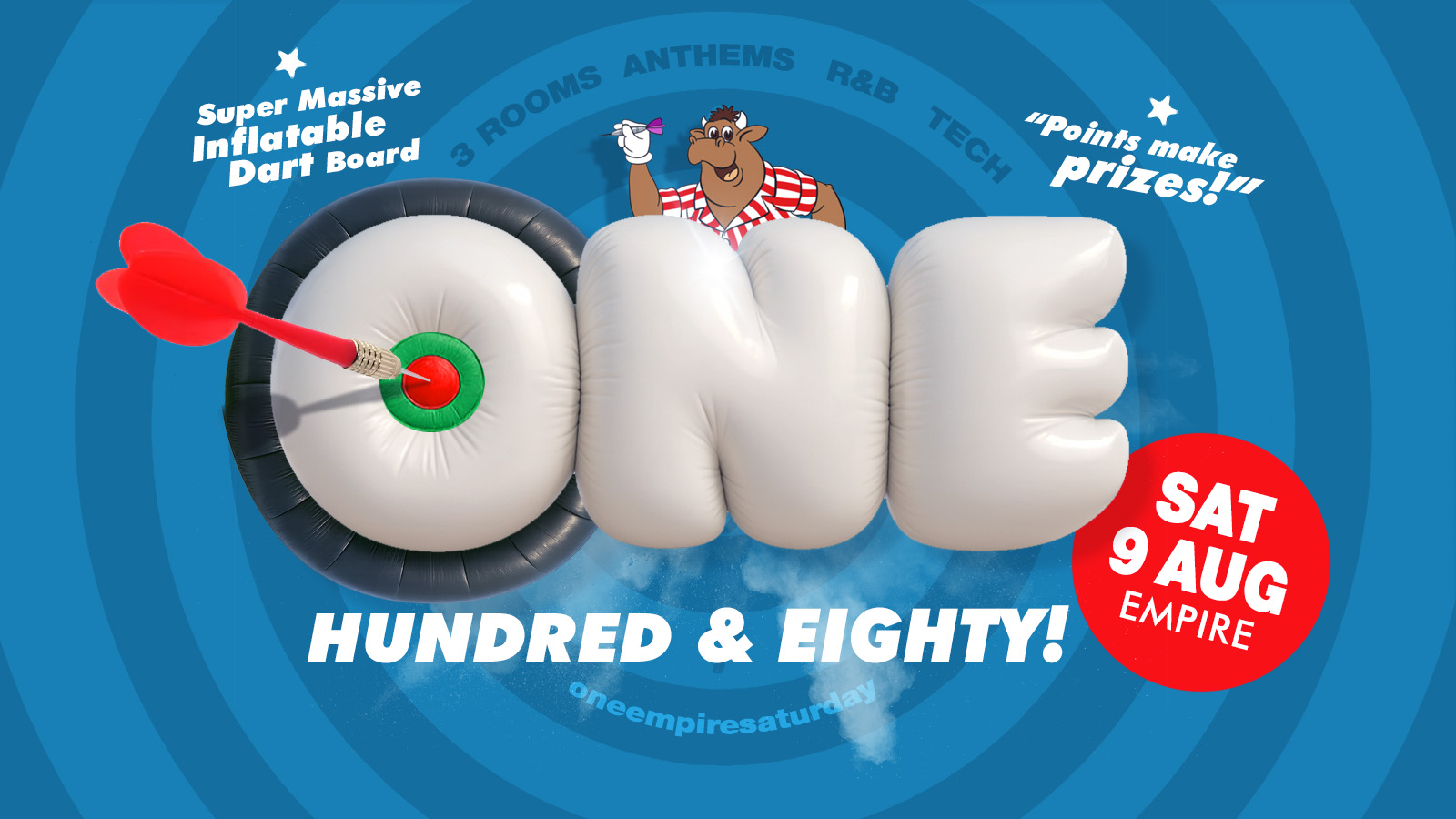 ONE: SATURDAY – 9 AUG – BULLS EYE