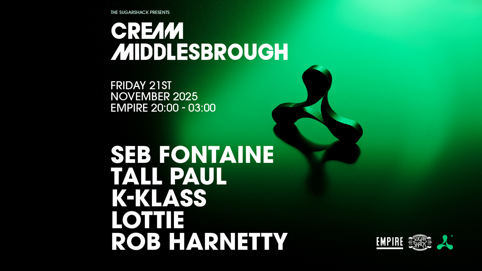 Sugarshack presents CREAM!