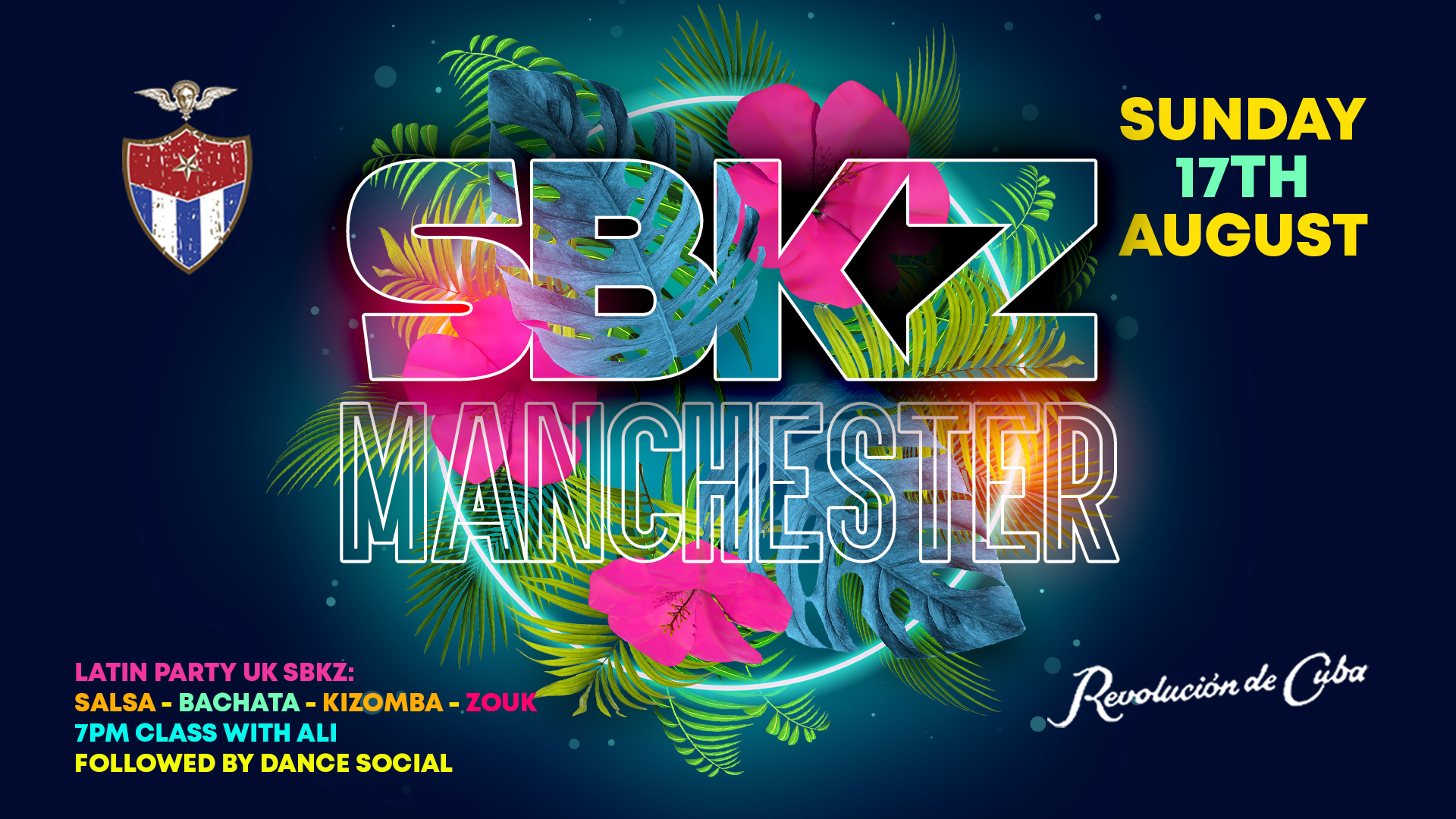 SBKZ MANCHESTER – Sunday 17th August | Revolucion de Cuba