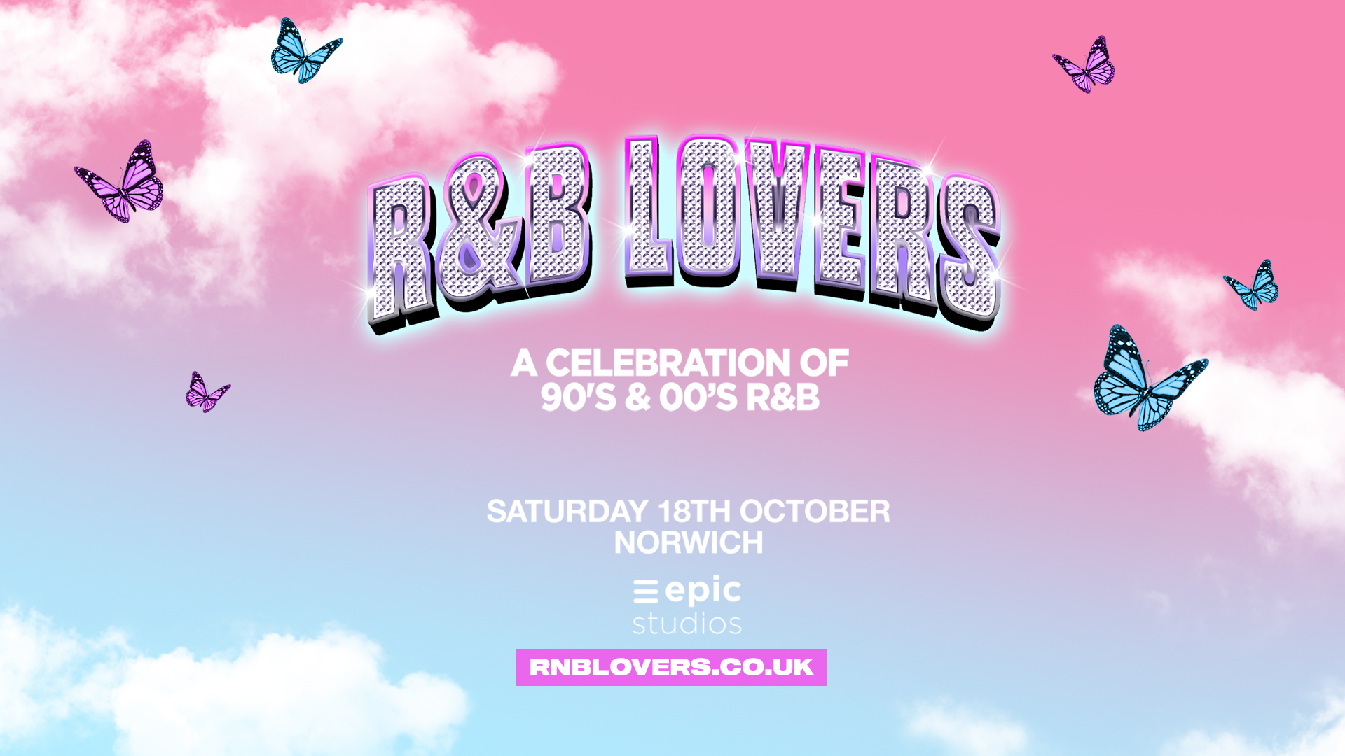 R&B Lovers – Saturday 18th October – Epic Studios [FINAL TICKETS REMAIN!]