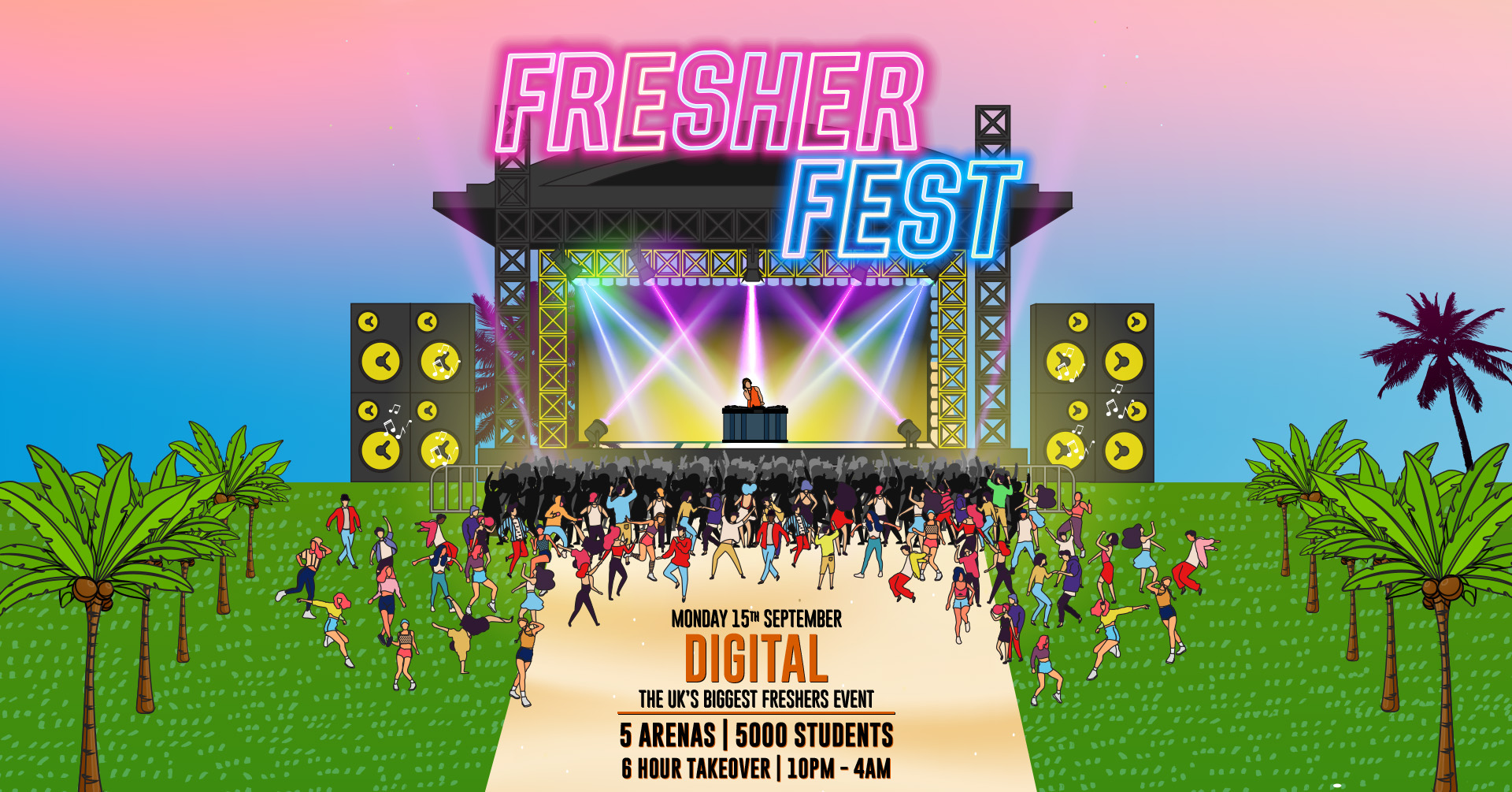 🎪⚡️ LOOSEDAYS FRESHER FEST – @ DIGITAL NEWCASTLE ⚡️🎪﻿ 5 ARENAS // 5000 STUDENTS // 3 TREBS FOR £9.50 ALL NIGHT!! // MONDAY FRESHERS TOUR EVENT 1 | NEWCASTLE FRESHERS WEEK